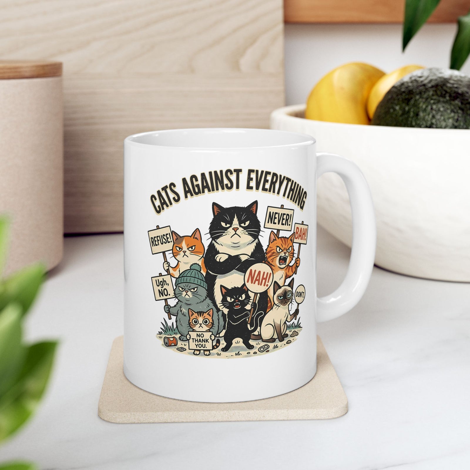 Cats Against Everything Ceramic Mug