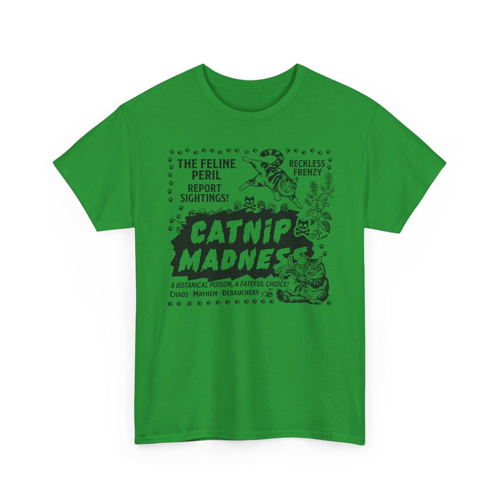Catnip Madness Cat T-Shirt