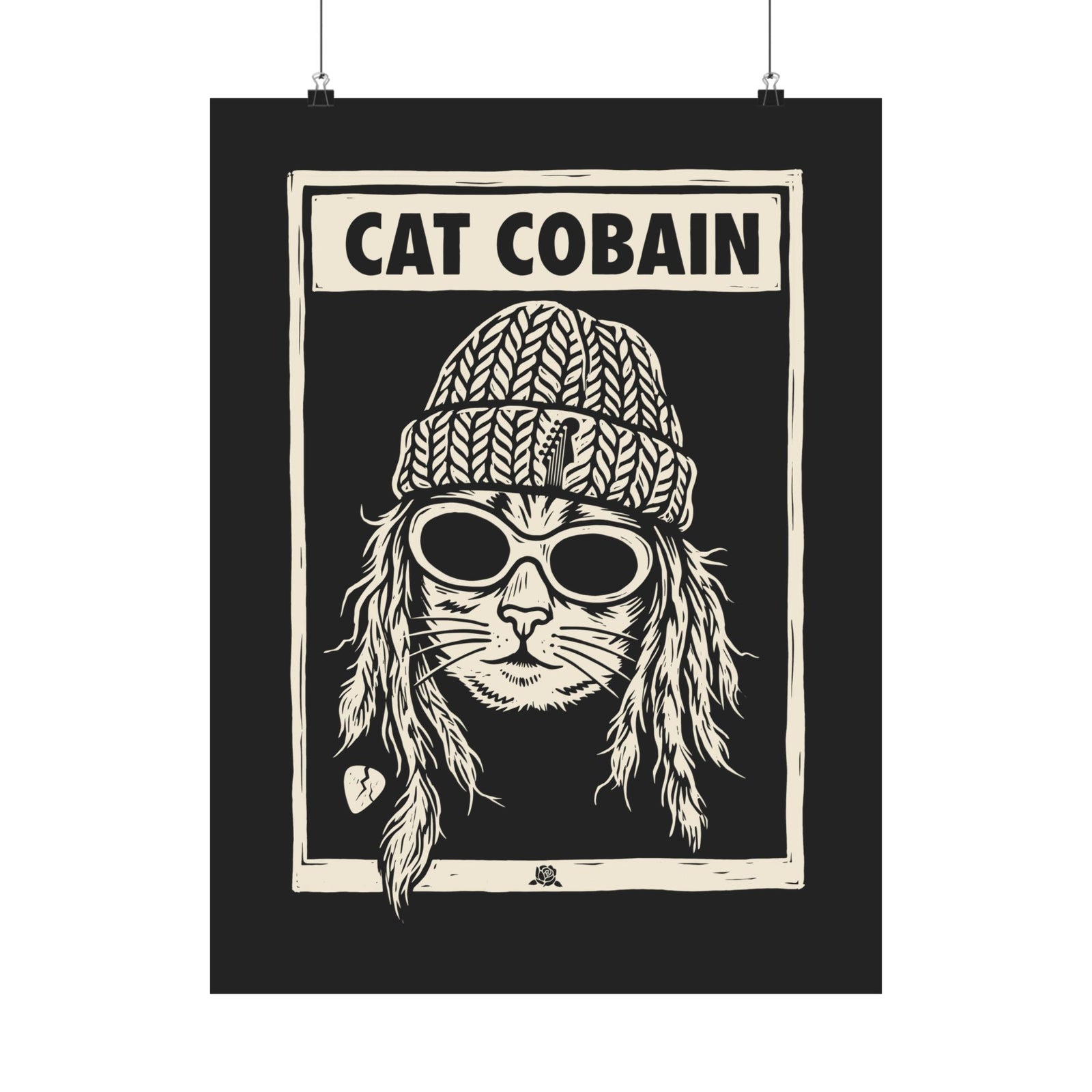 Cat Cobain Poster