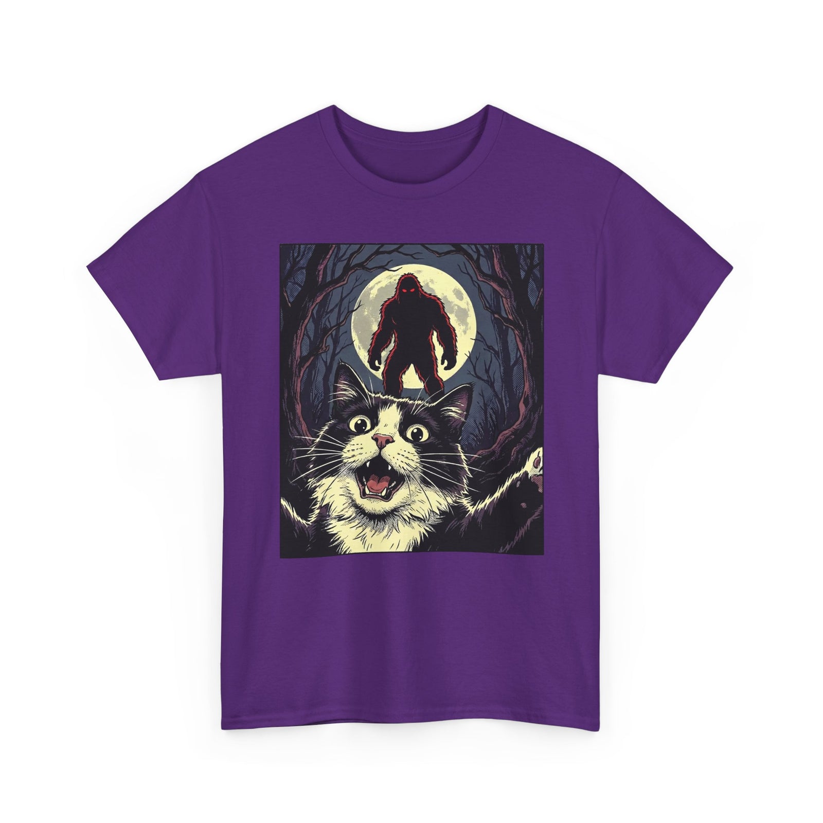 Cat Selfie with Bigfoot T-Shirt