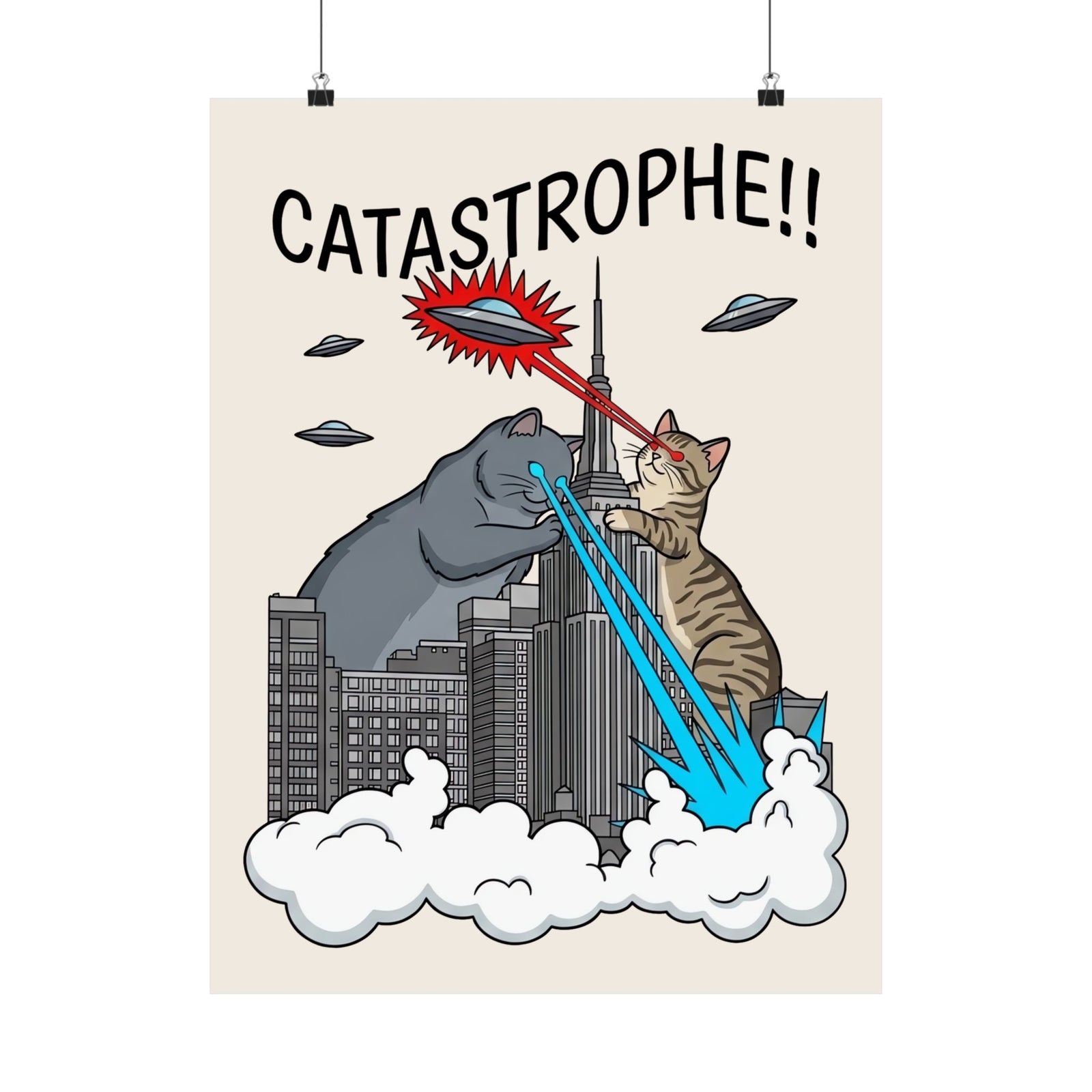 Catastrophe Cat Poster