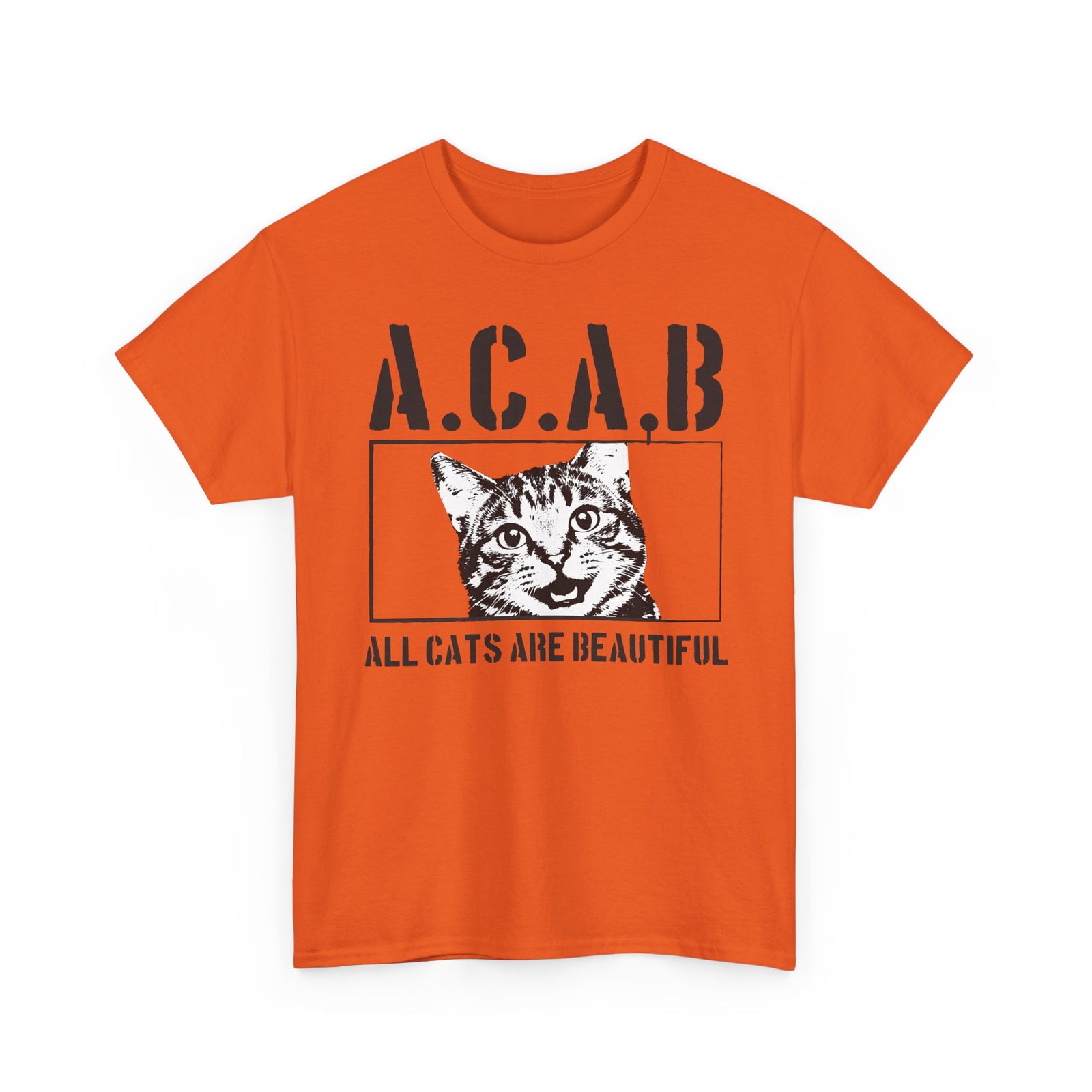 ACAB “All Cats Are Beautiful” T-Shirt — Cute Cat Lover Graphic Tee