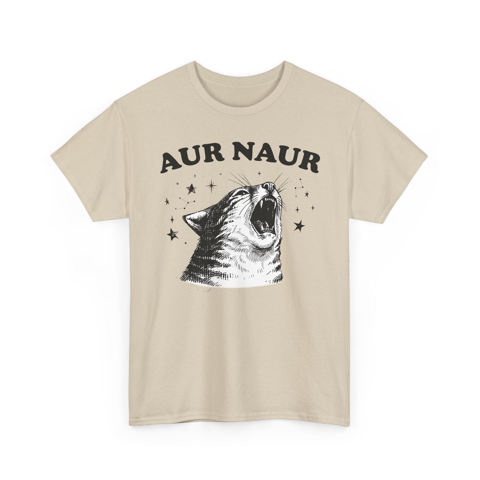 Aur Naur Funny Cat T-Shirt — Cute Funny Cat Tee