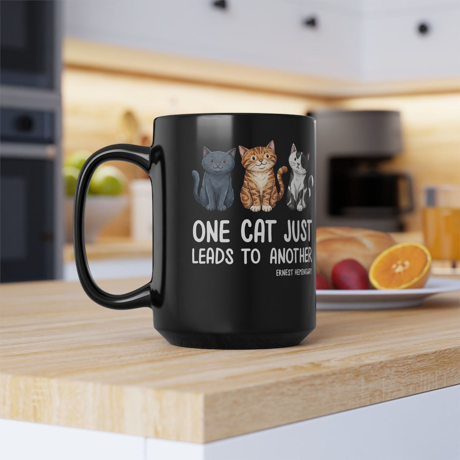 One Cat Just Leads To Another T‑Mug — Funny Cat Lover Mug