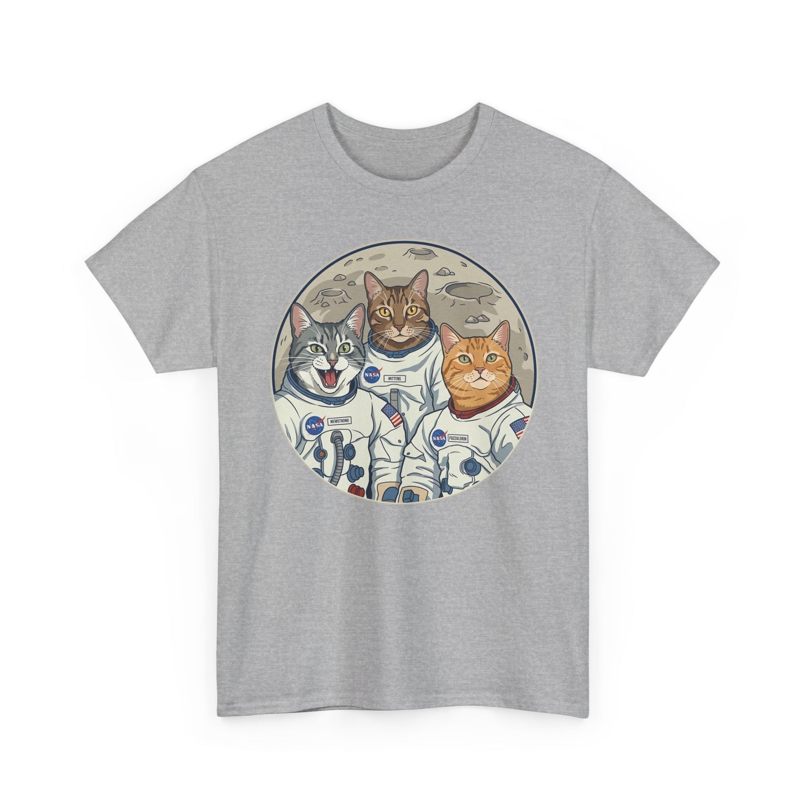 Sci‑Fi Astro Cat T-Shirt — Space Cat Graphic Tee