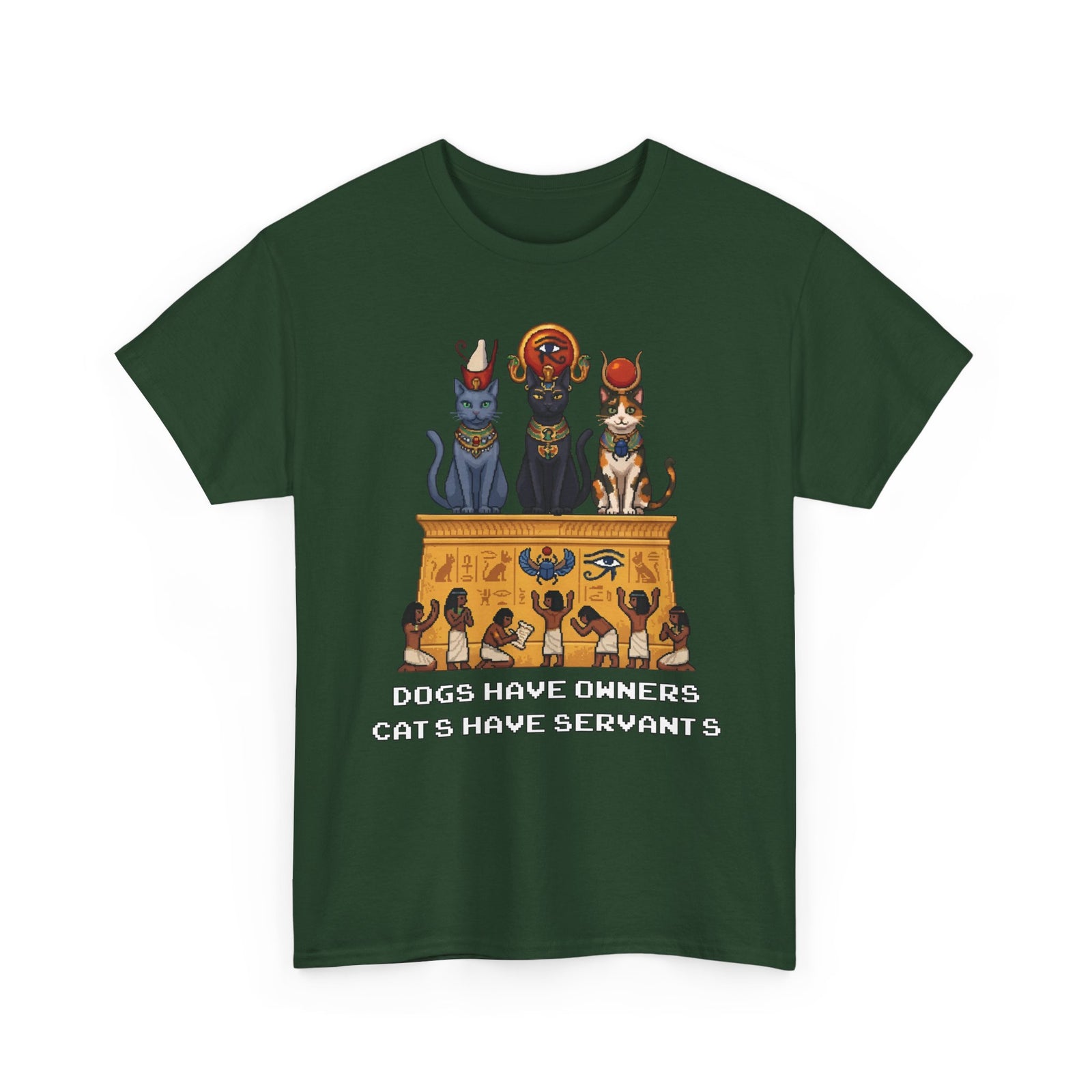 Cats Have Servants T-Shirt — Funny Cat Owner Tee
