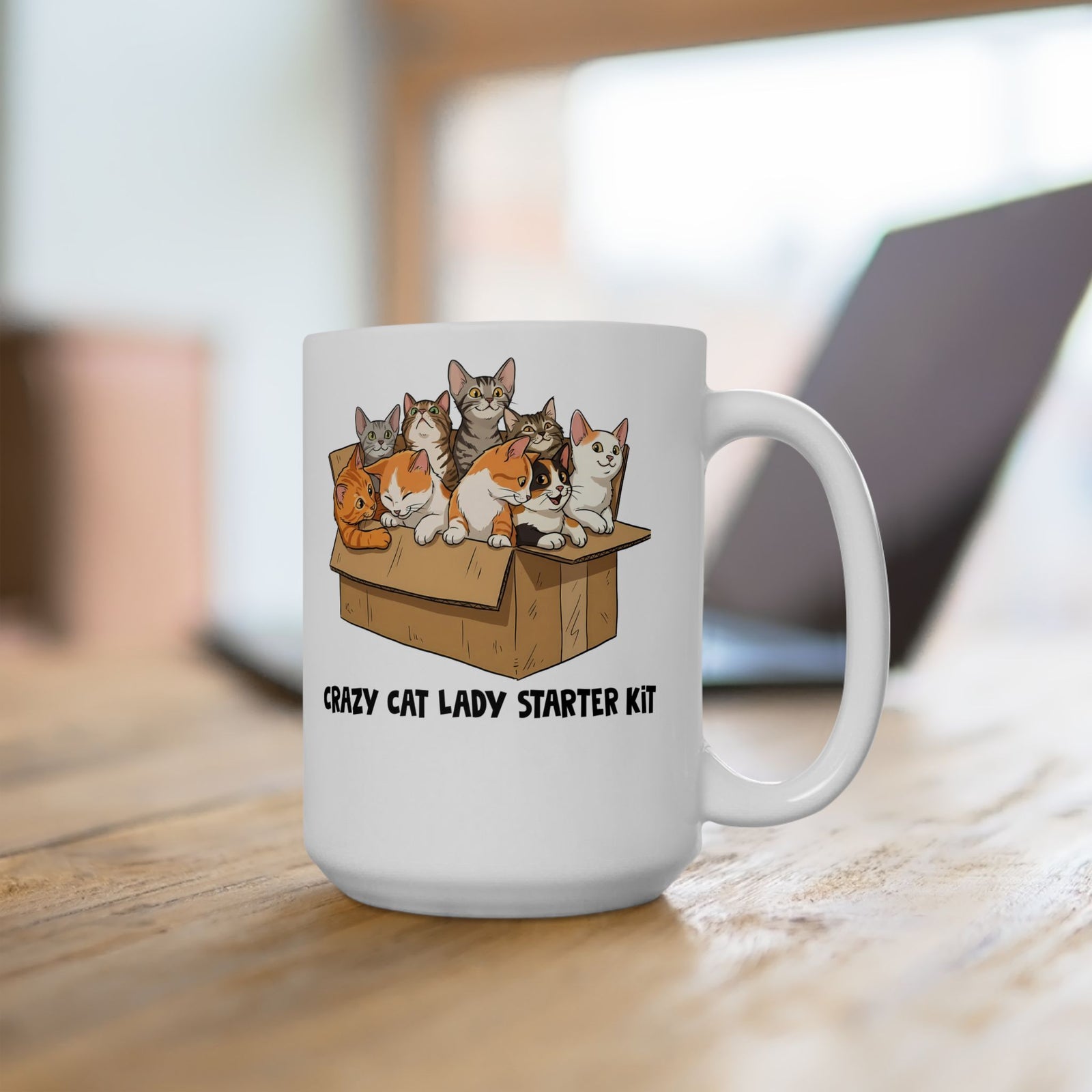 Crazy Cat Lady Starter Kit Ceramic Mug