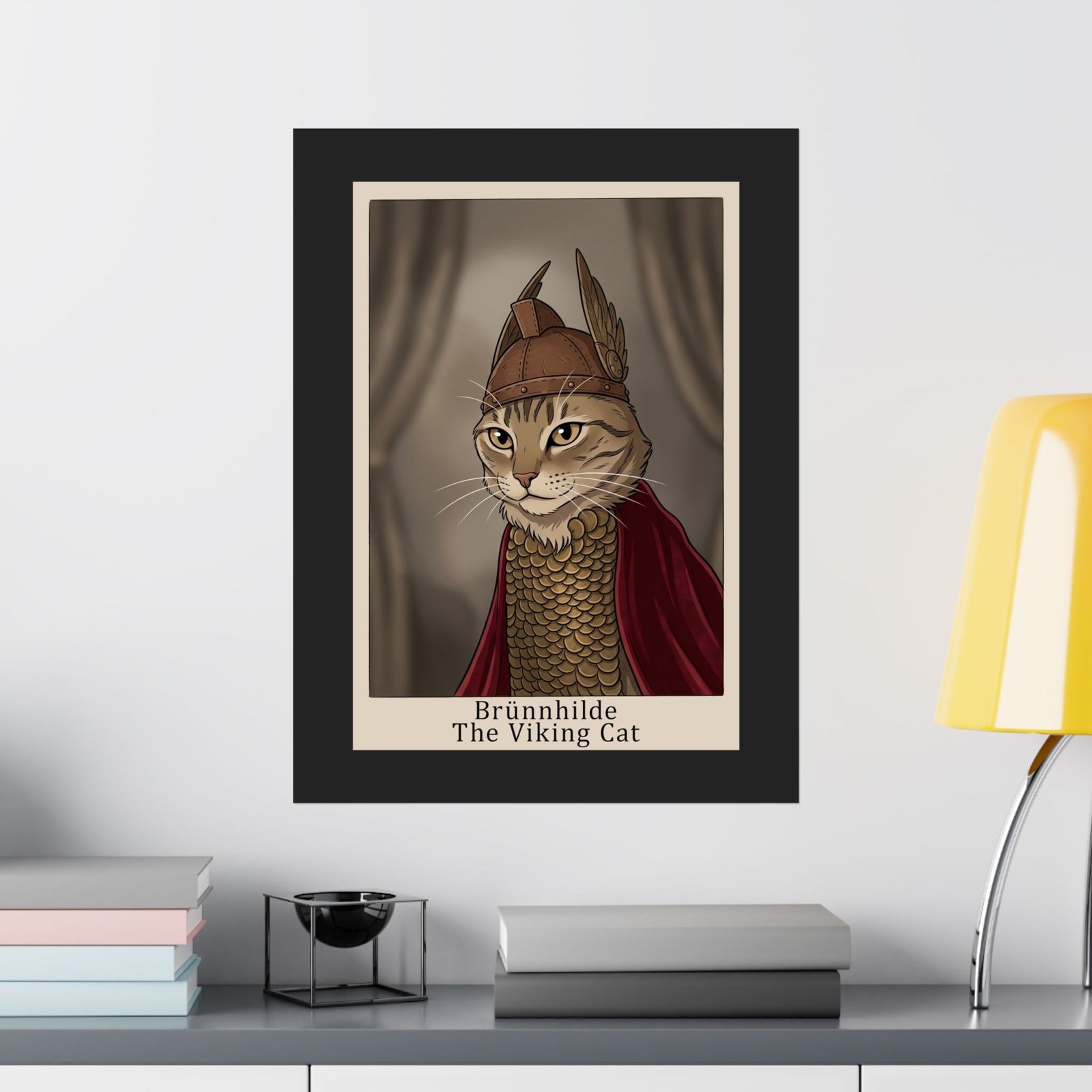 Brünnhilde The Viking Cat Poster