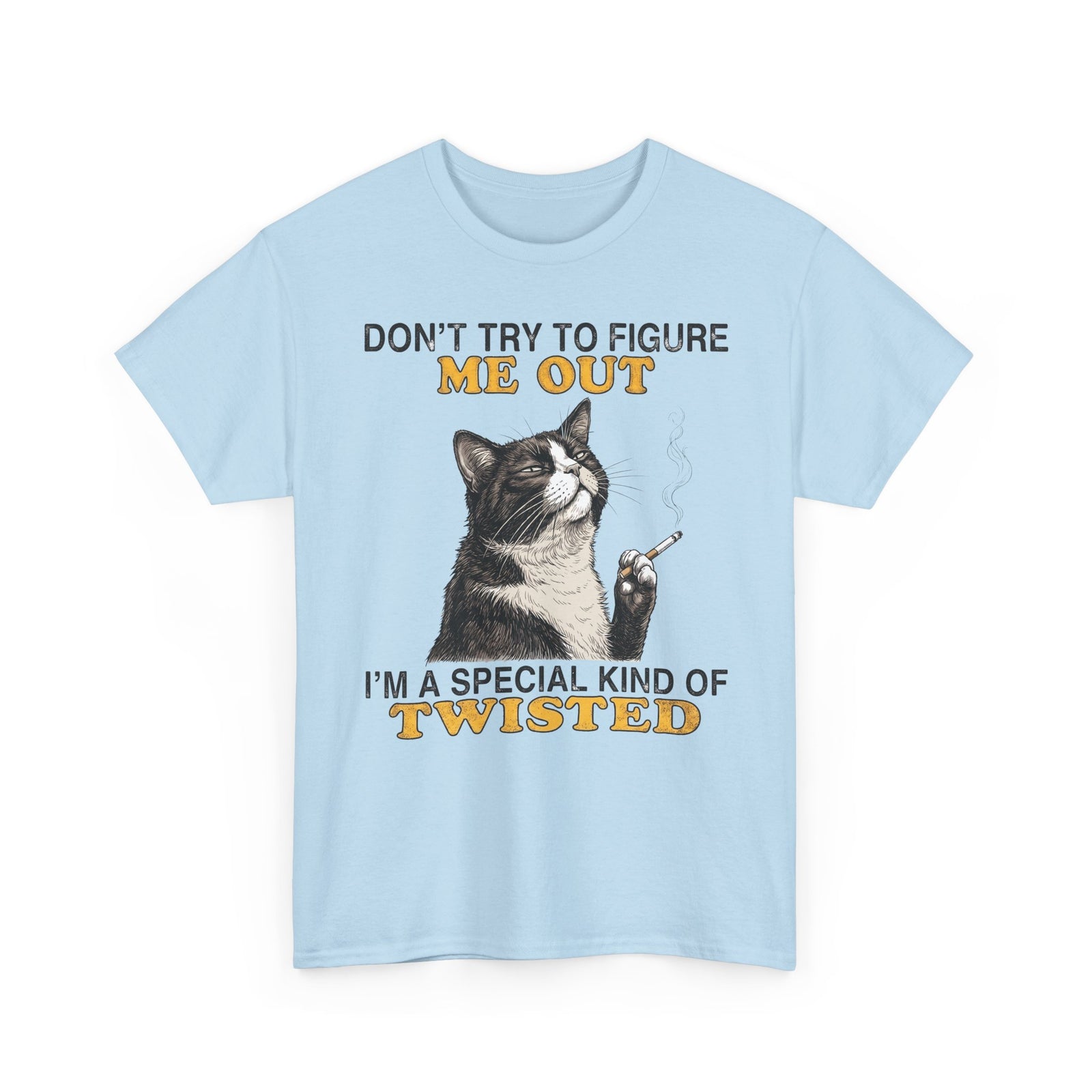 Grumpy Cat Tee "I’m a Special Kind of Twisted" Funny Sarcastic Cat Shirt for Cat Lovers