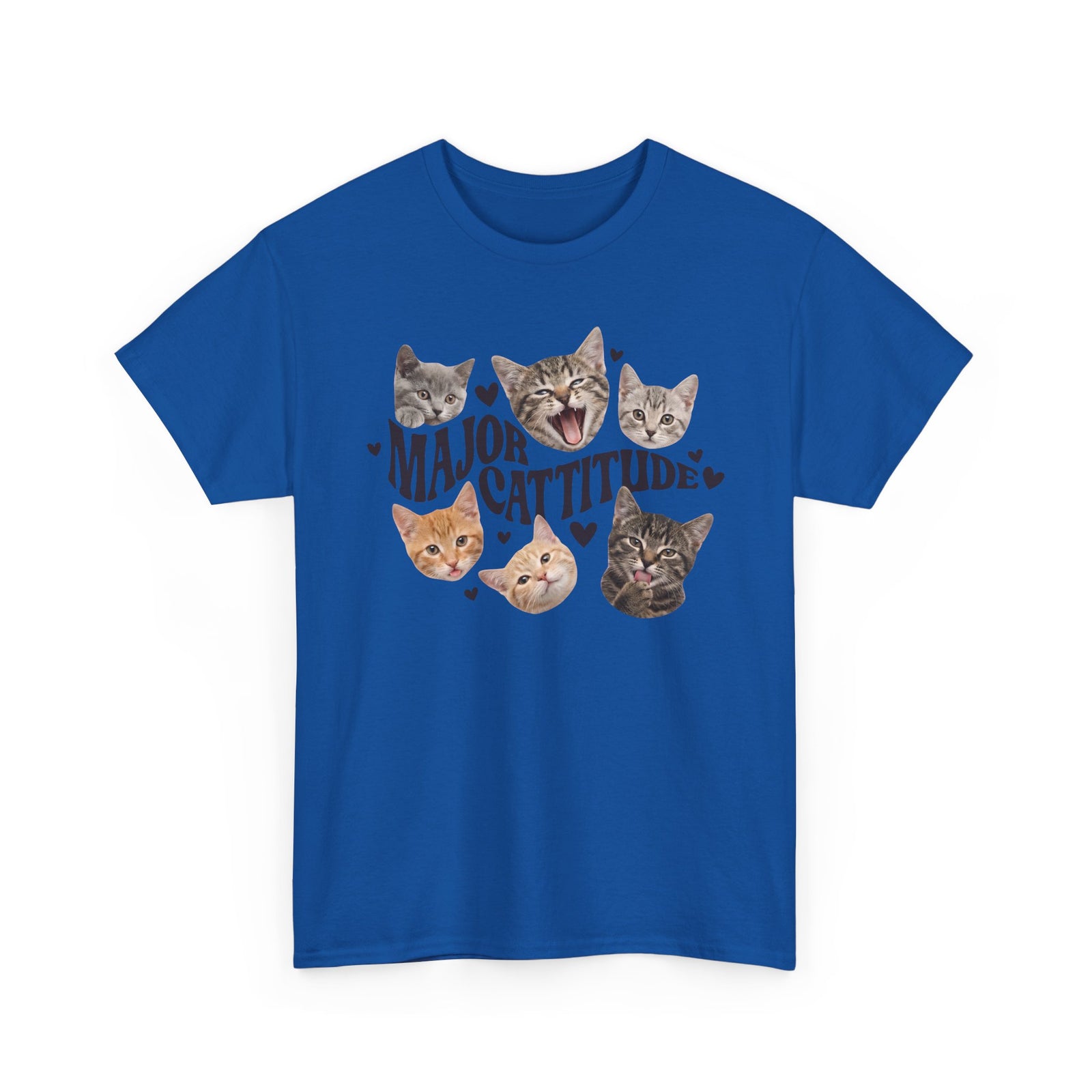 Major Cattitude T-Shirt Funny Cat Attitude Tee