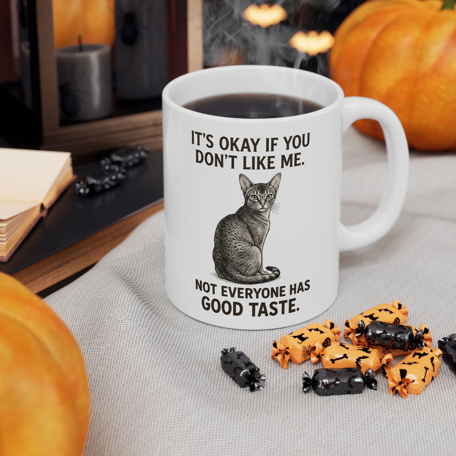 Sassy Cat 'It's Okay If You Don't Like Me' Ceramic Mug