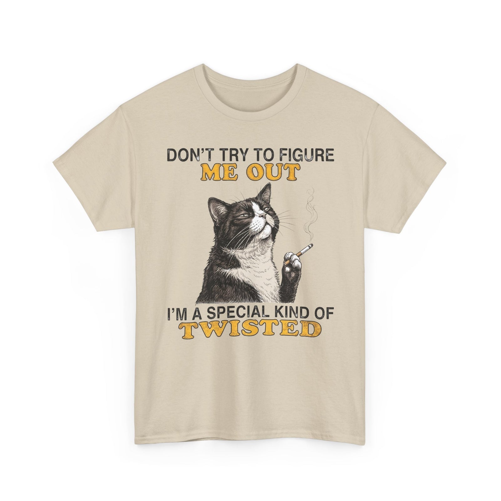 Grumpy Cat Tee "I’m a Special Kind of Twisted" Funny Sarcastic Cat Shirt for Cat Lovers