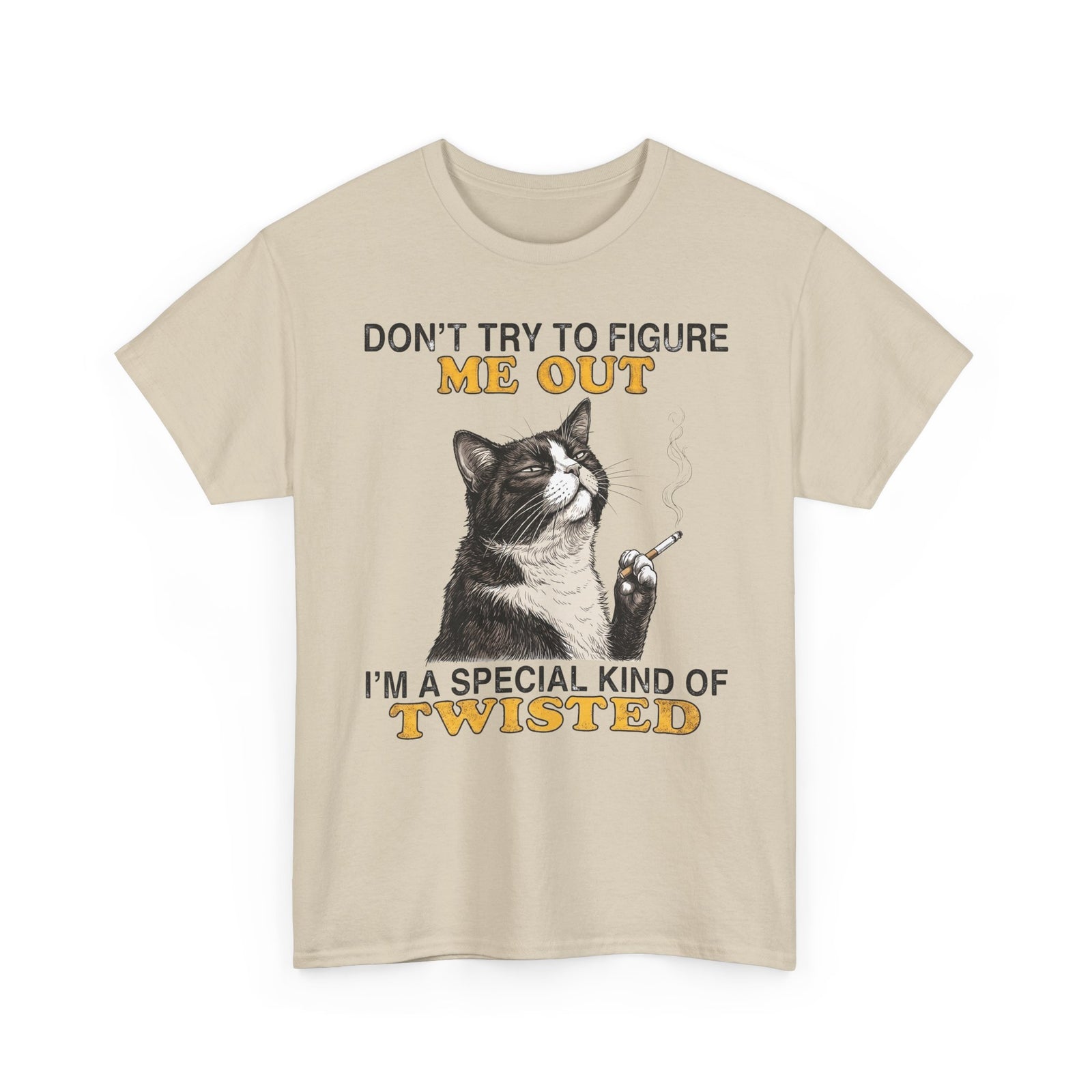 Grumpy Cat Tee "I’m a Special Kind of Twisted" Funny Sarcastic Cat Shirt for Cat Lovers