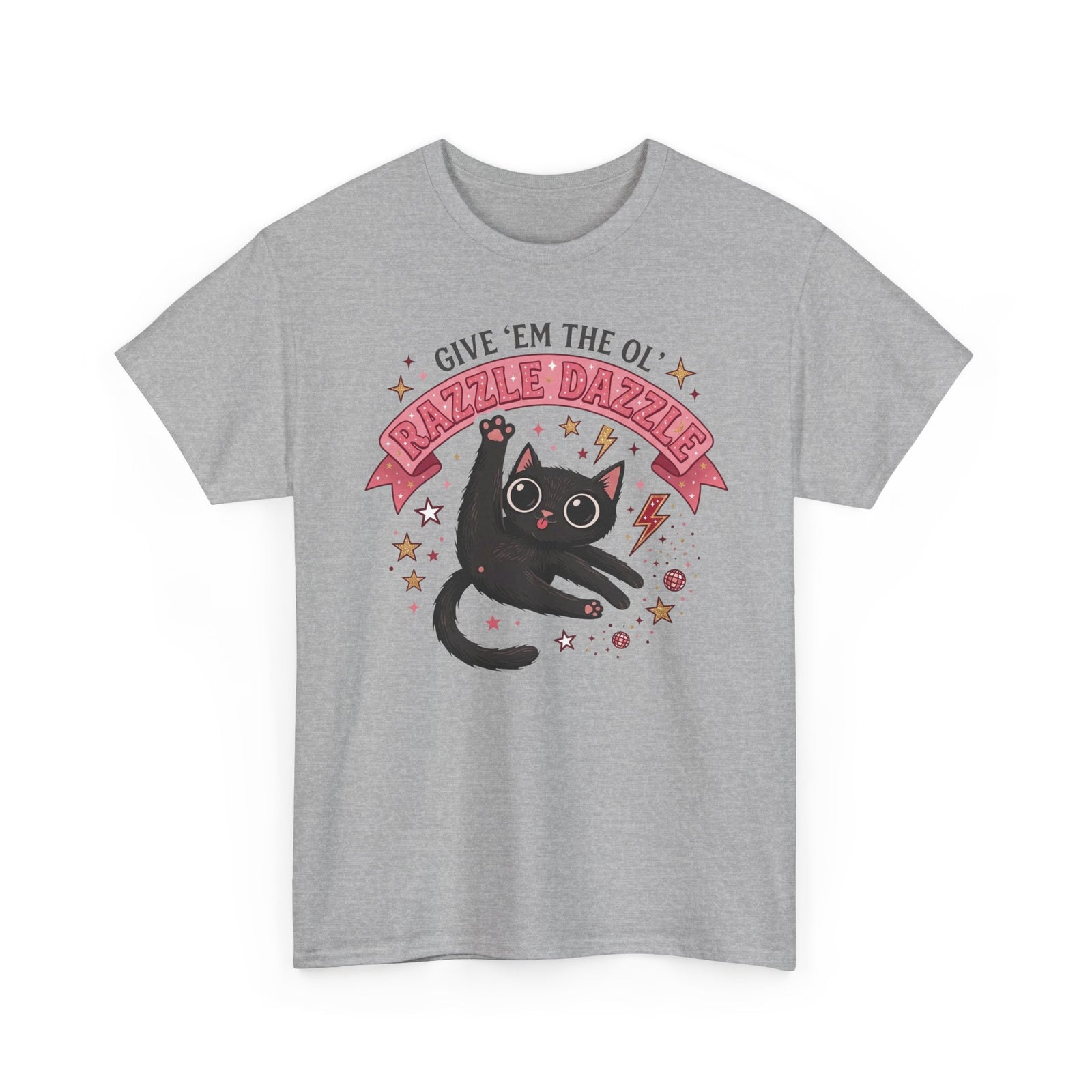 Razzle Dazzle Cat T-Shirt — Give 'em the Ol' Razzle Dazzle