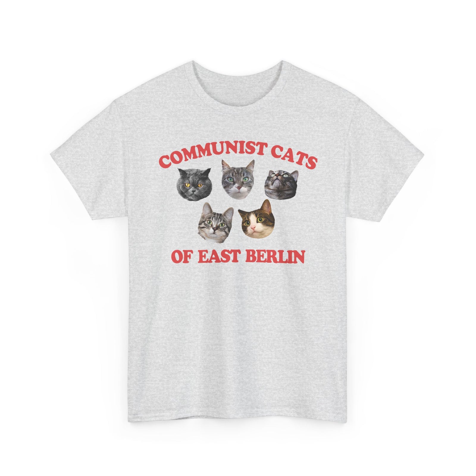 Communist Cats of East Berlin T-Shirt — Retro Socialist Cat Tee