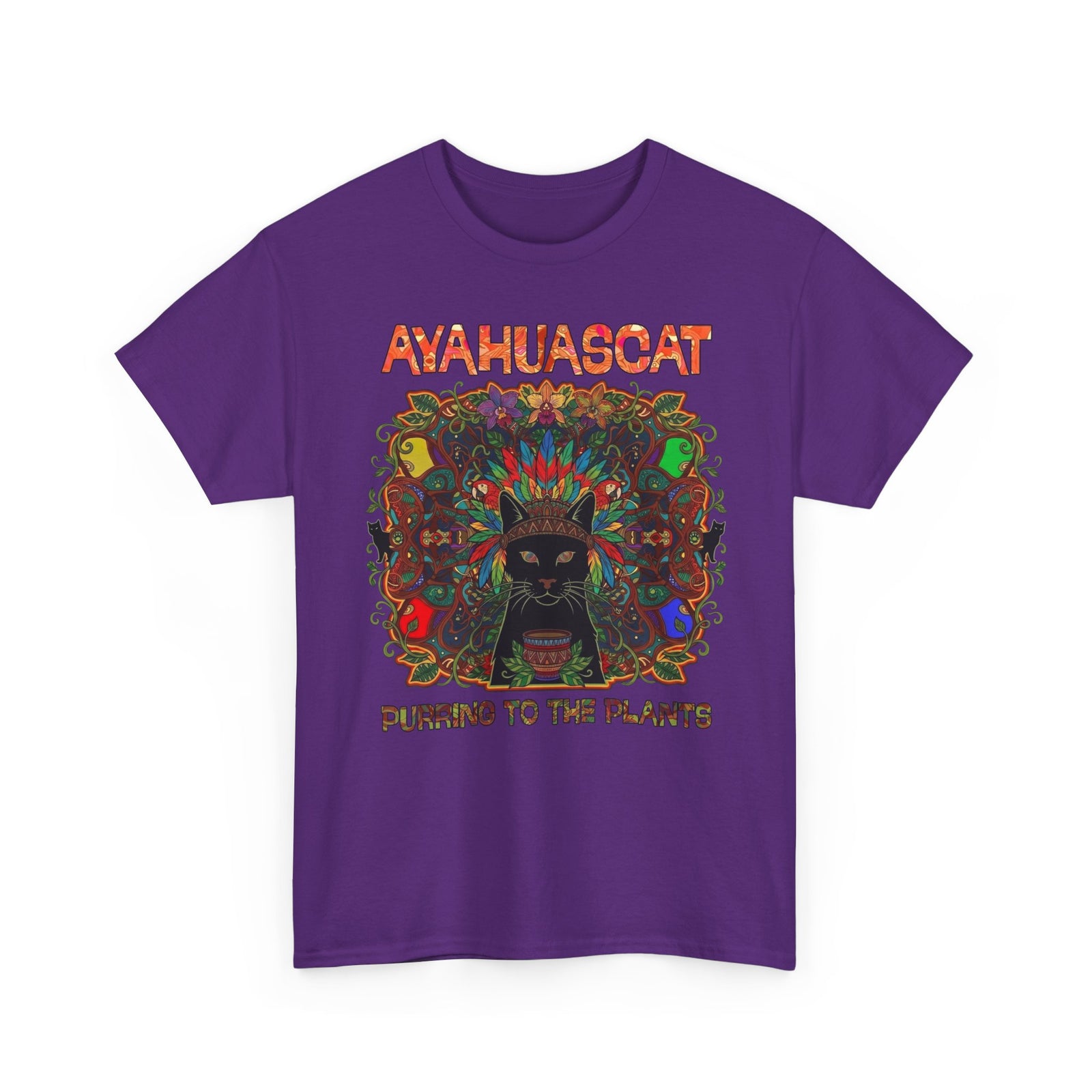 Ayahuascat T-Shirt — Psychedelic Cat Tee