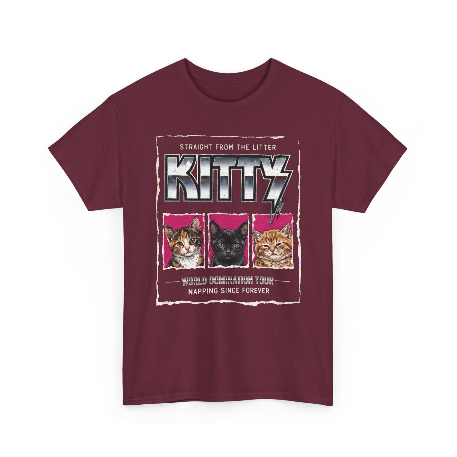 Straight From the Litter Kitty T-Shirt Funny Cat Lover Tee