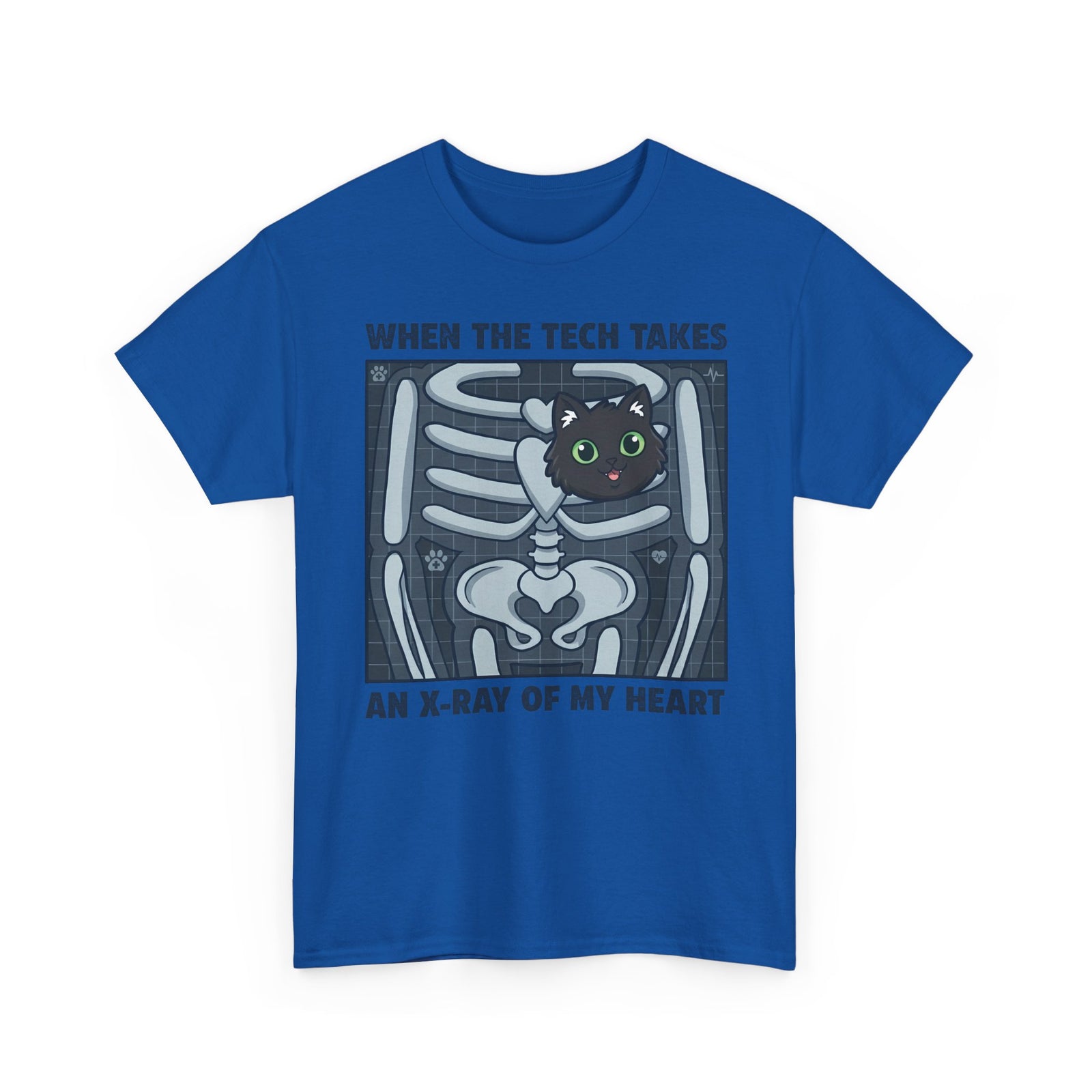 MY HEART IS 100% CAT T-Shirt — Cat Lover Tee