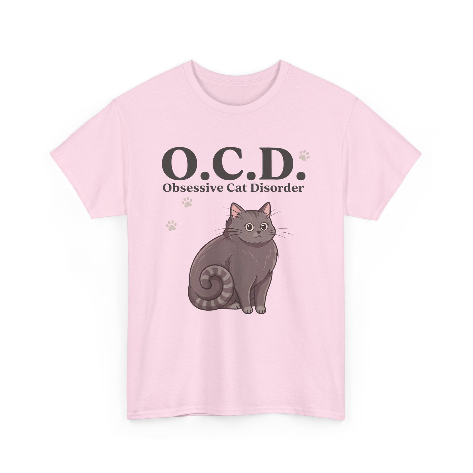 Obsessive Cat Disorder T-Shirt — O.C.D. Cat Lover Tee