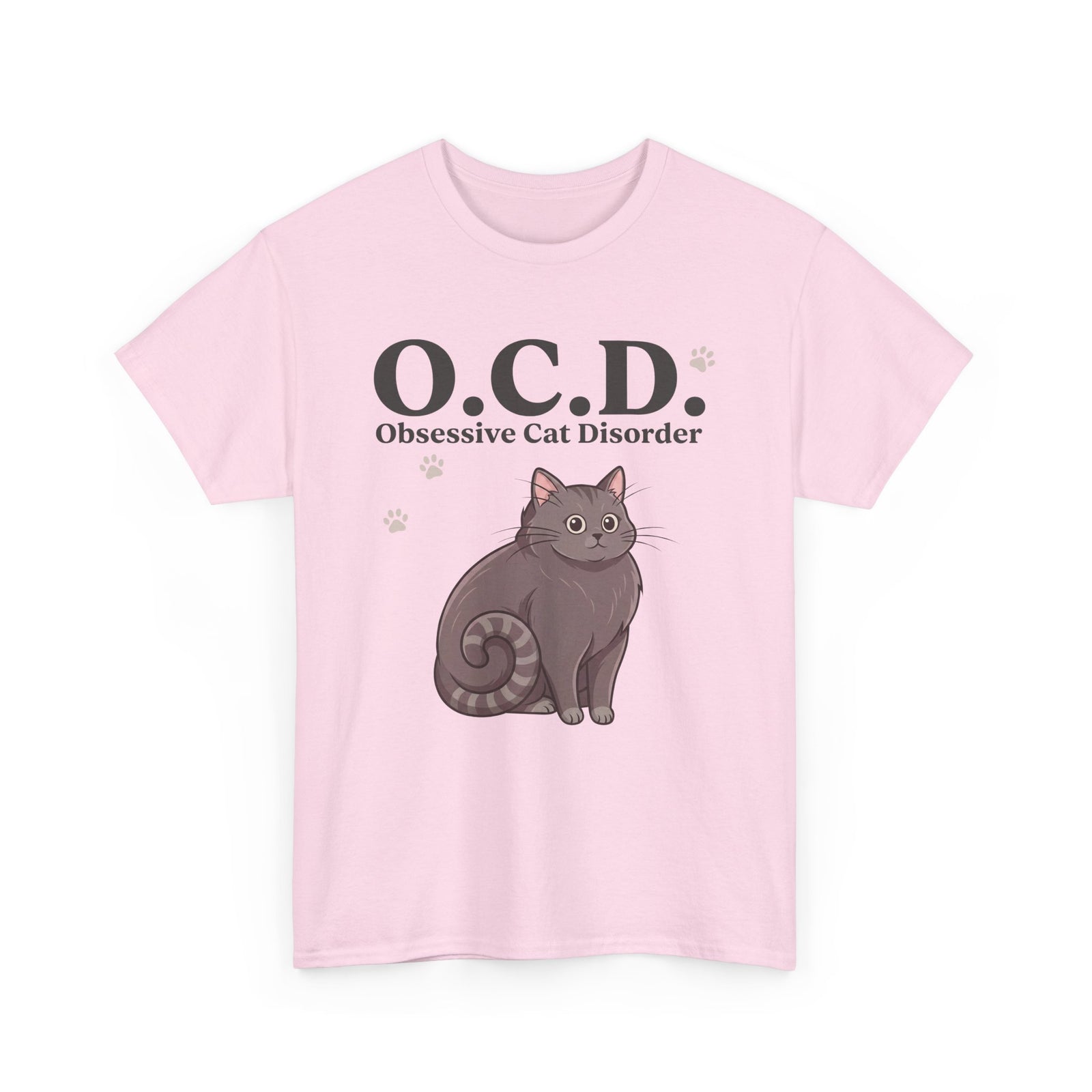 Obsessive Cat Disorder T-Shirt — O.C.D. Cat Lover Tee
