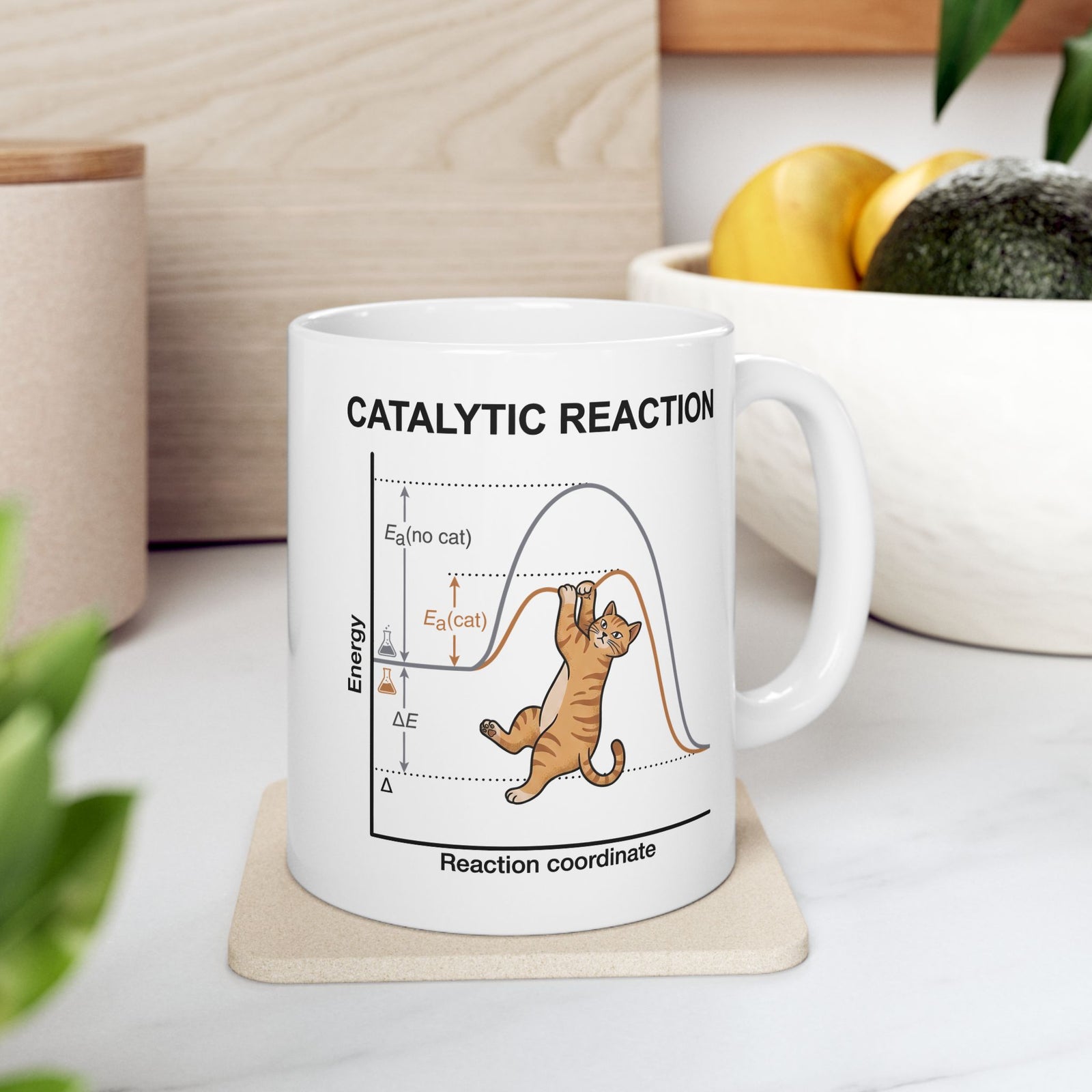 Funny 'Catalytic Reaction' Science Teacher Mug