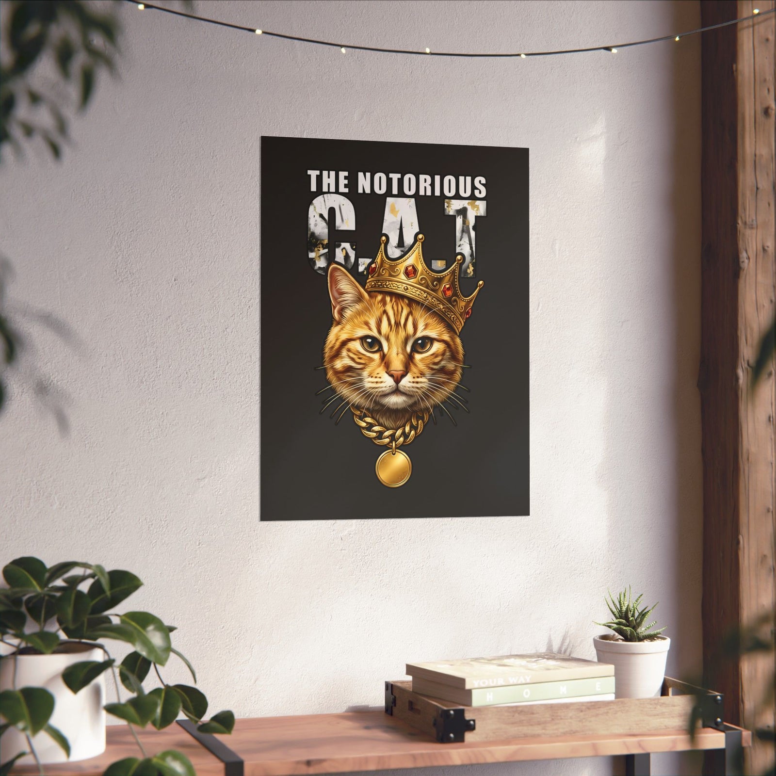 Notorious Cat Parody Poster — The Notorious Cat Graphic Poster