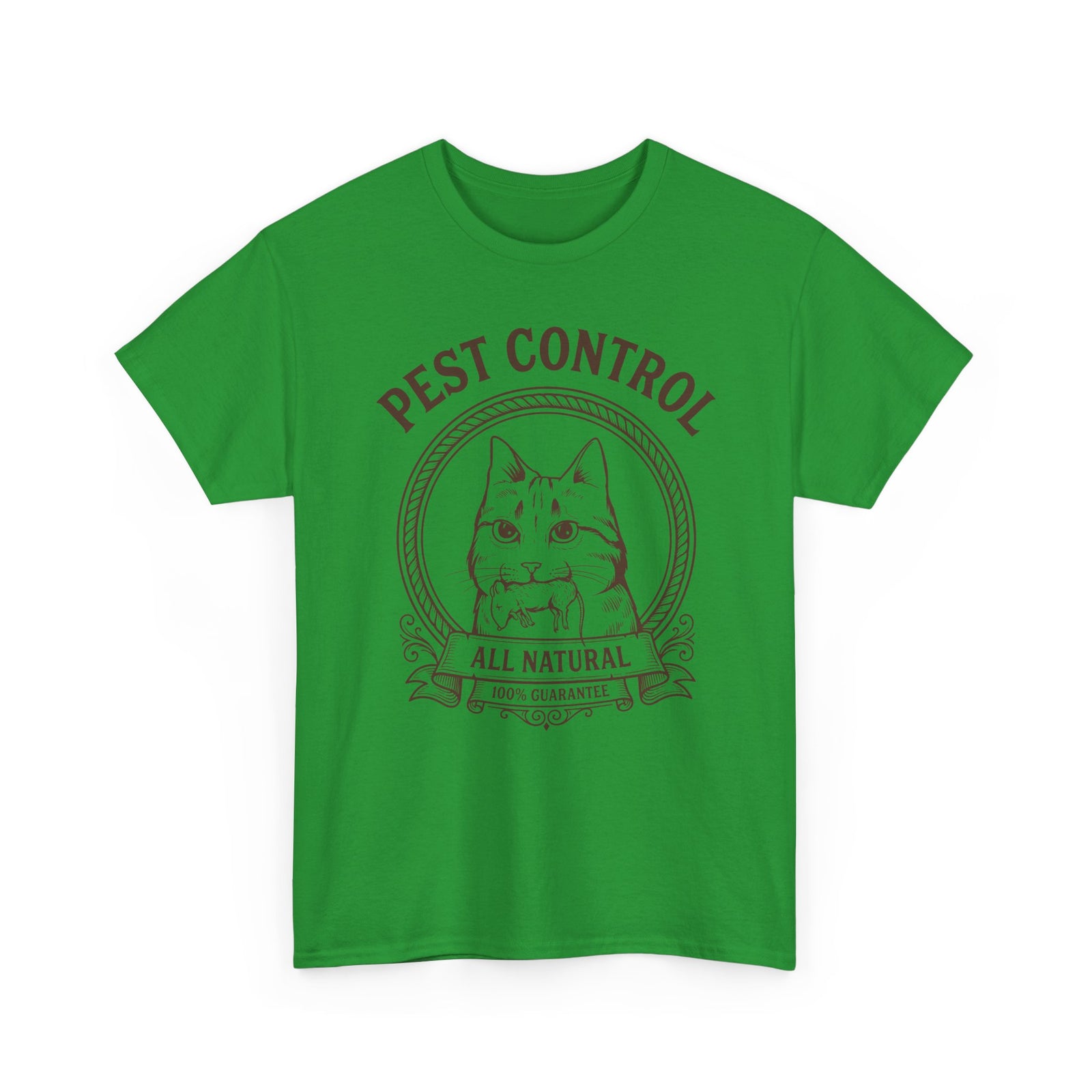 All Natural Pest Control – Funny Cat T-Shirt