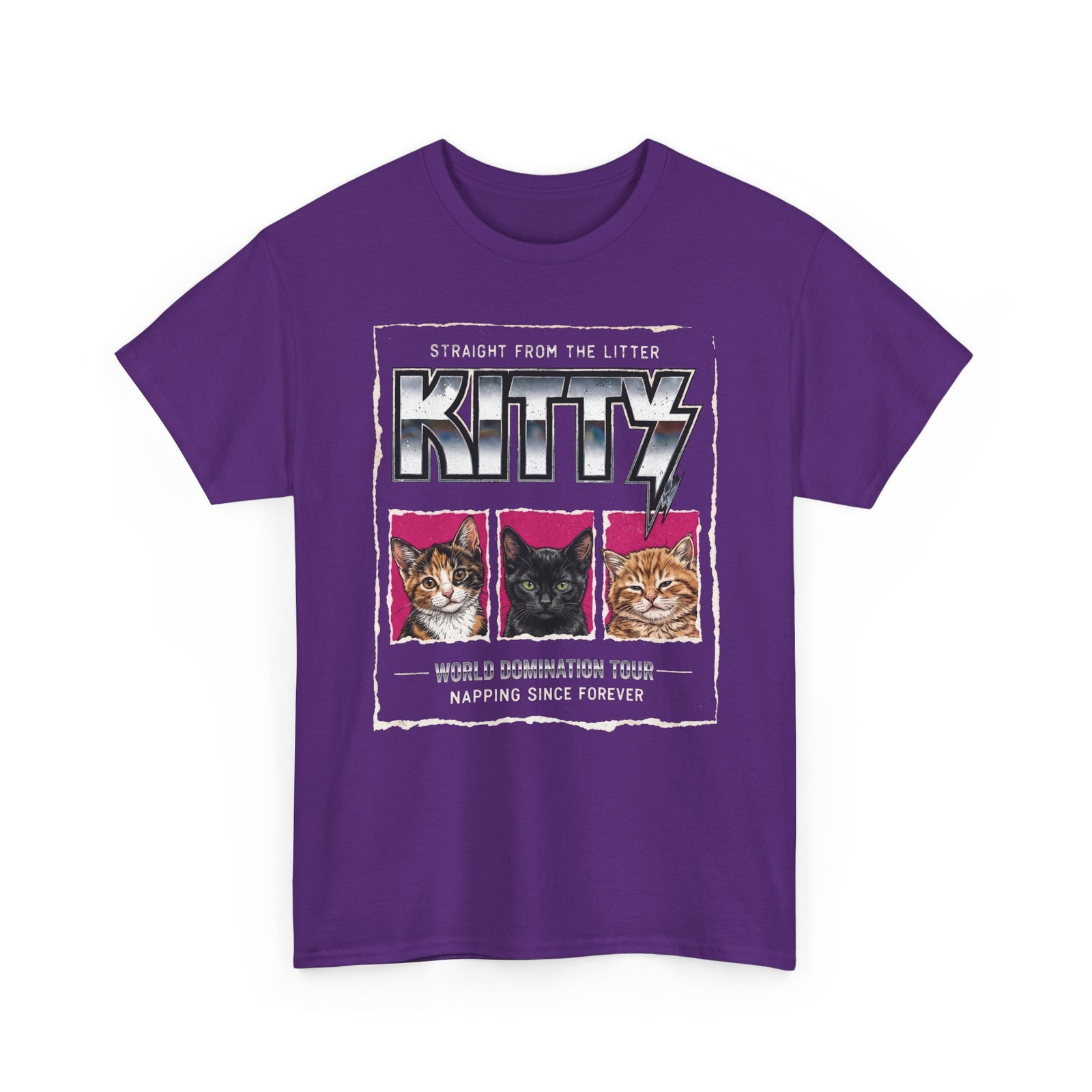 Straight From the Litter Kitty T-Shirt Funny Cat Lover Tee