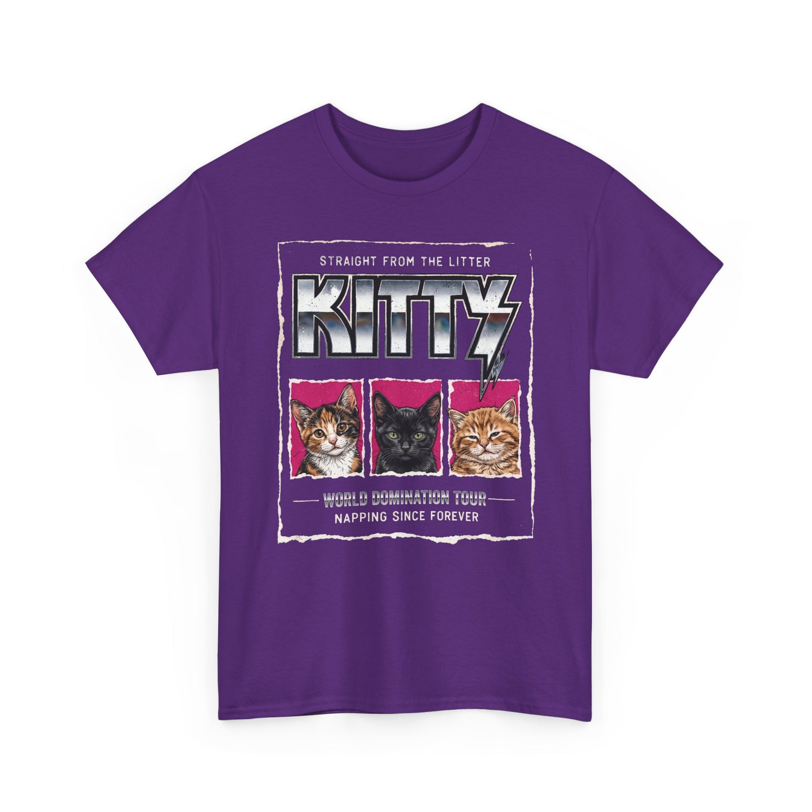 Straight From the Litter Kitty T-Shirt Funny Cat Lover Tee