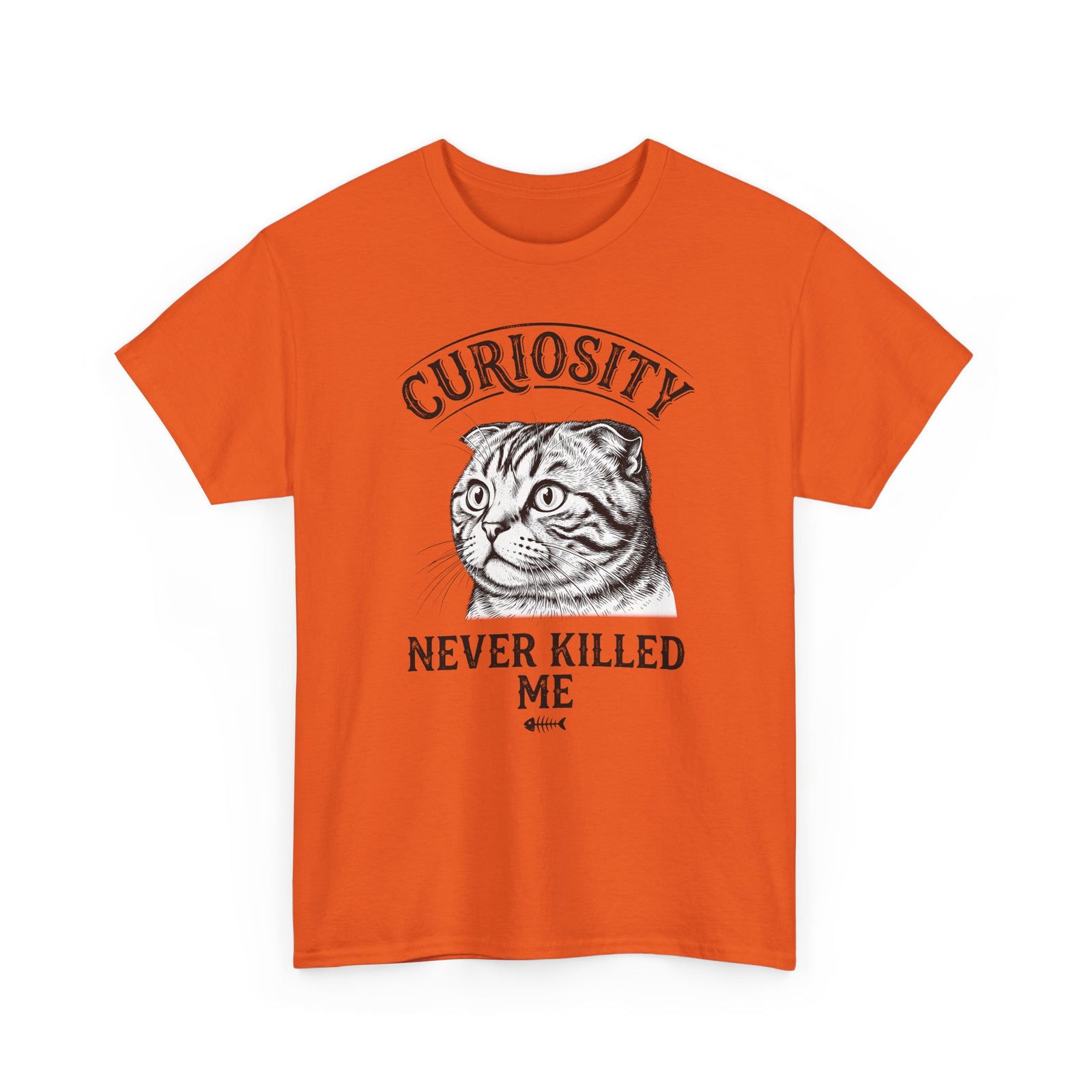 Curiosity Never Killed The Cat T-Shirt — Funny Cat Lover Tee