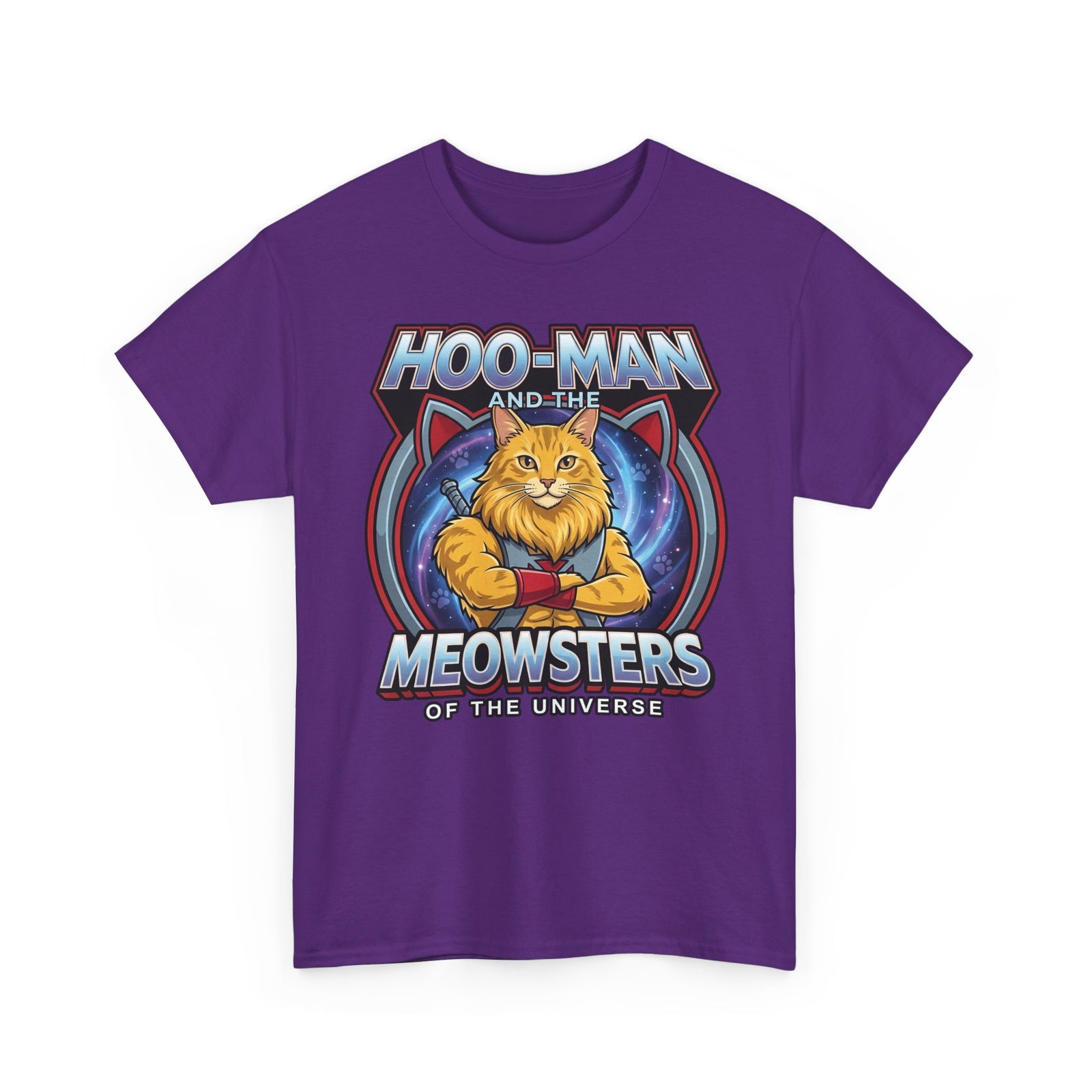 Hoo-Man and the Meowsters of the Universe T-Shirt