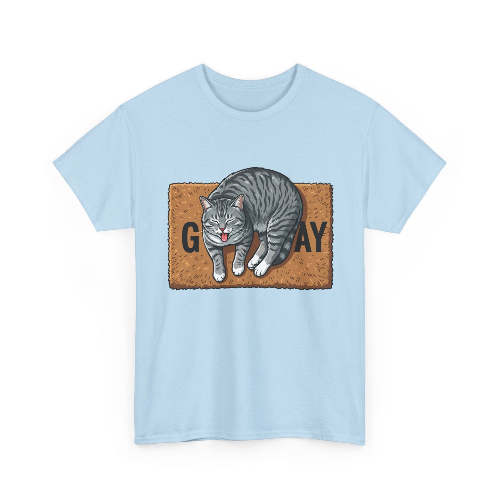Copy of Basic Human Needs Orange Cat T-Shirt — Funny Sarcastic Tabby Tee