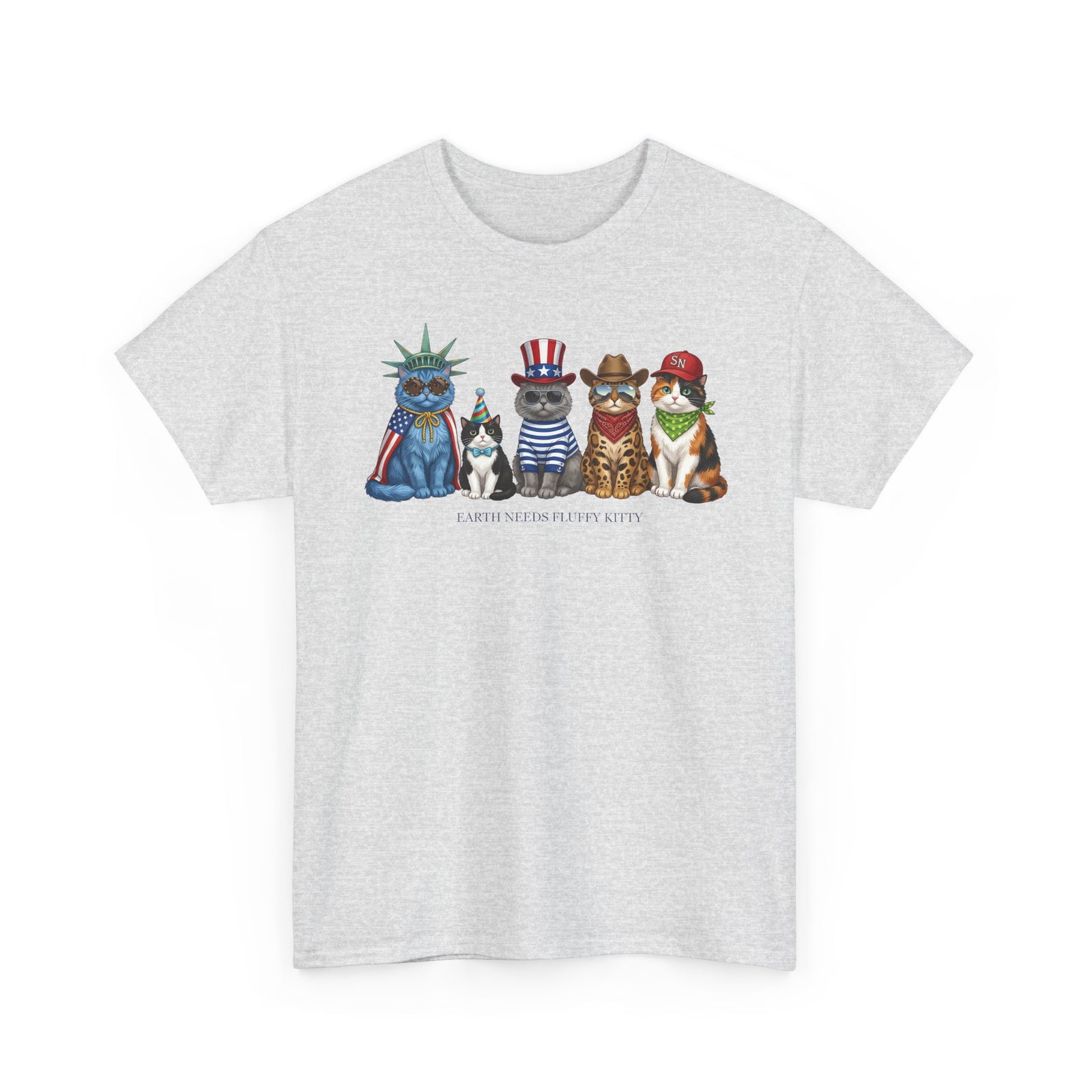 Earth Needs Fluffy Kitty T-Shirt
