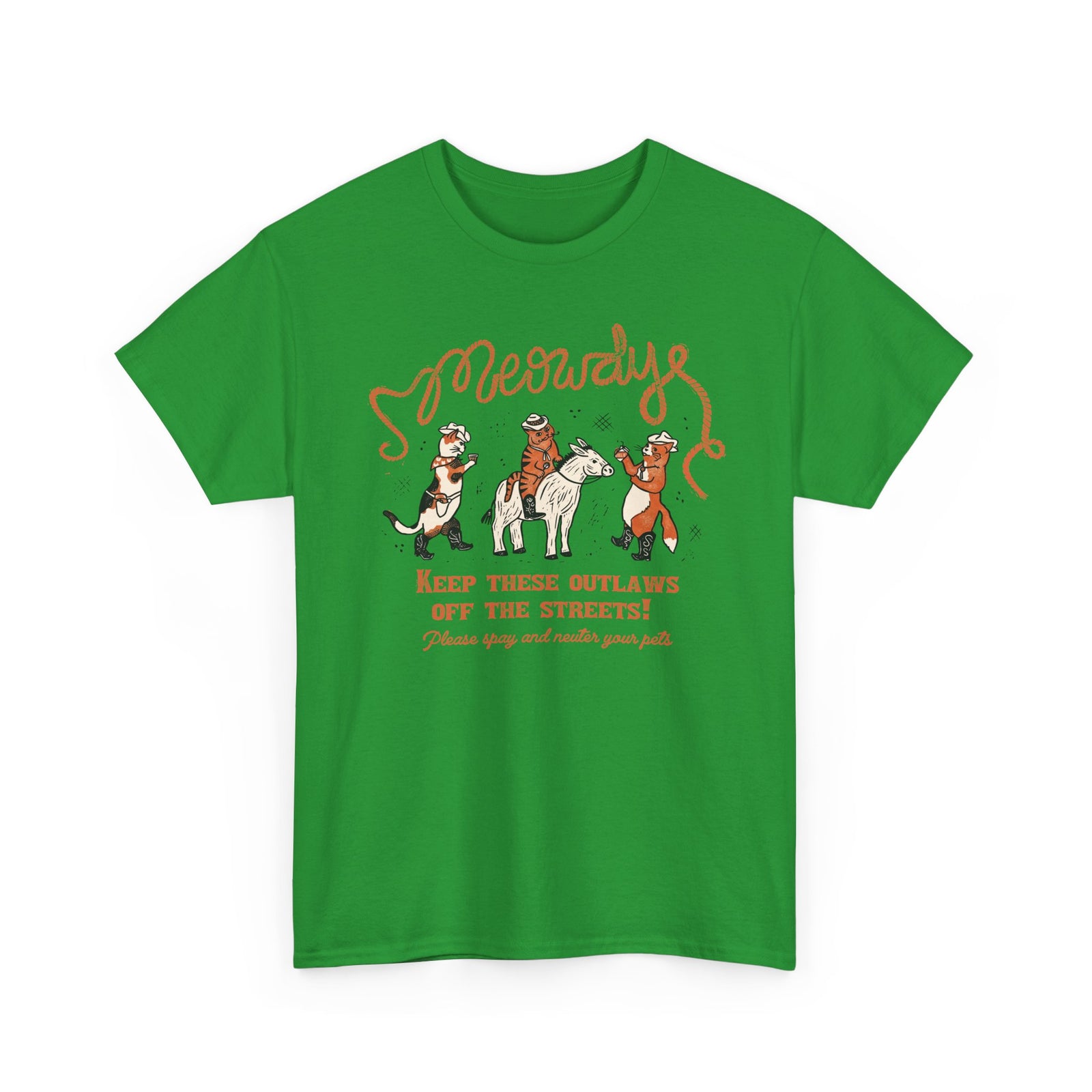 Meowdy Cat T-Shirt — Funny Cowgirl Cat Tee