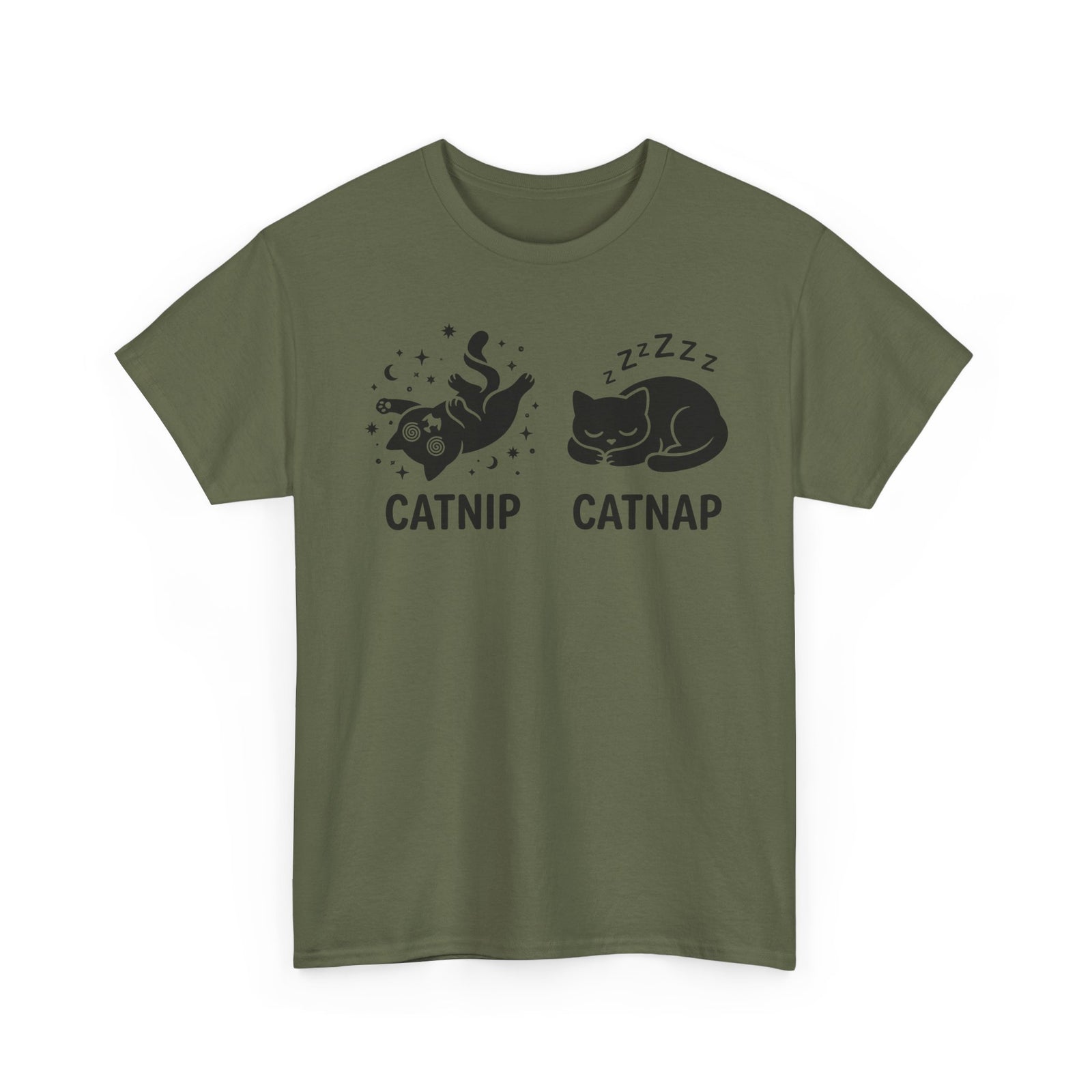 Catnip Catnap Cat T-Shirt — Cute Cat Nap Graphic Tee