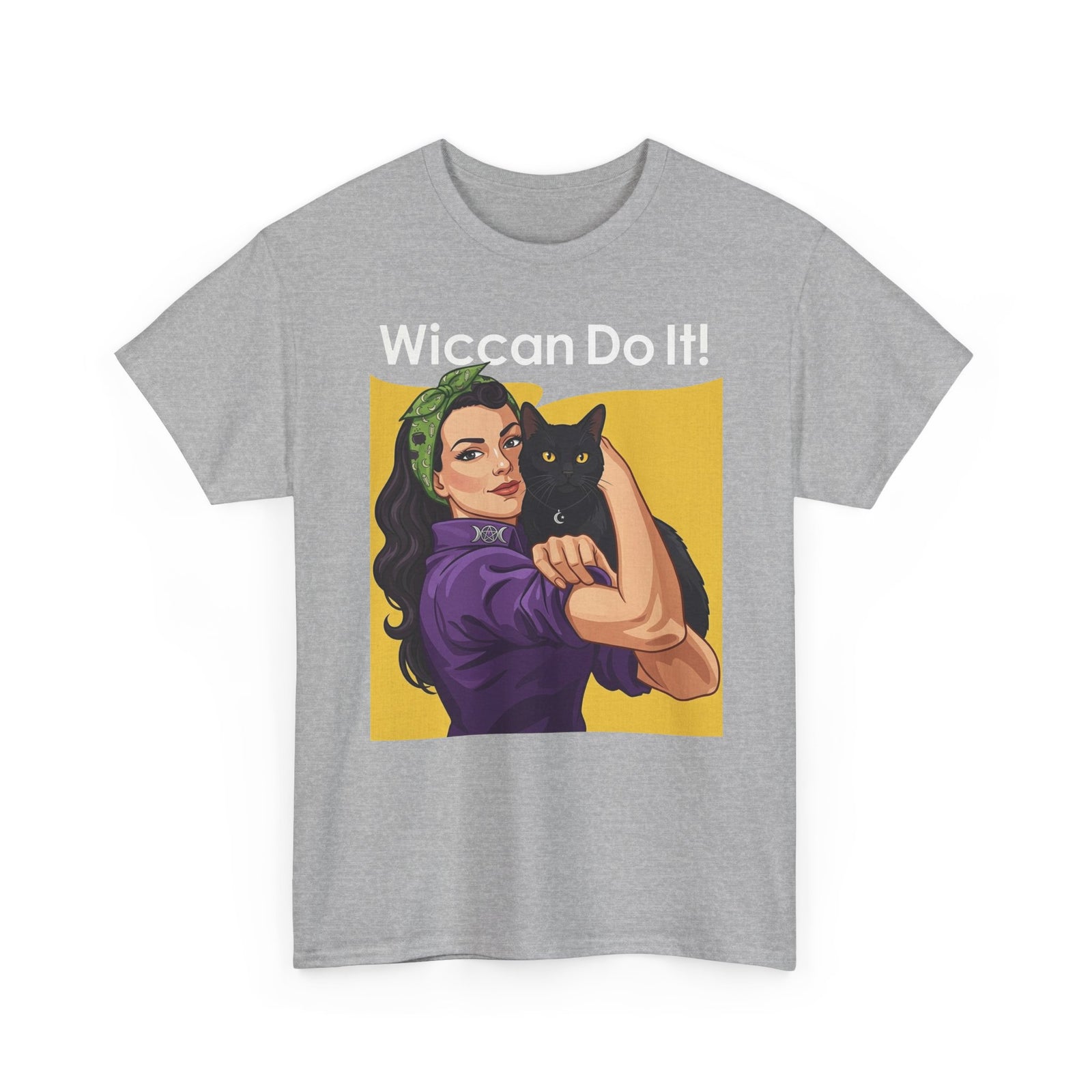 Black Cat "Wiccan Do It" T-Shirt — Witchy Wicca Magic Tee
