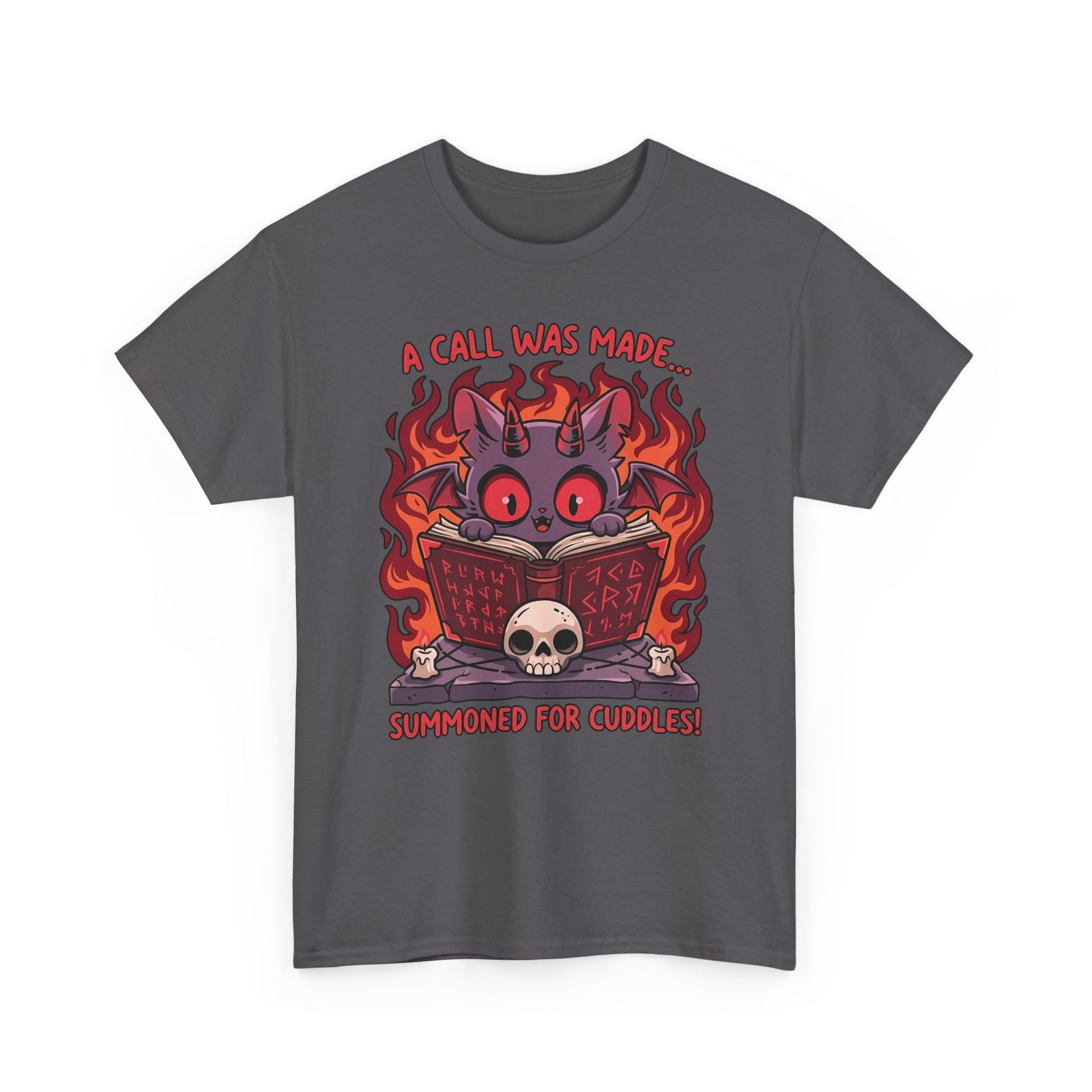 Summoned for Cuddles Cat T-Shirt — "A Call Was Made" Cute Cat Tee