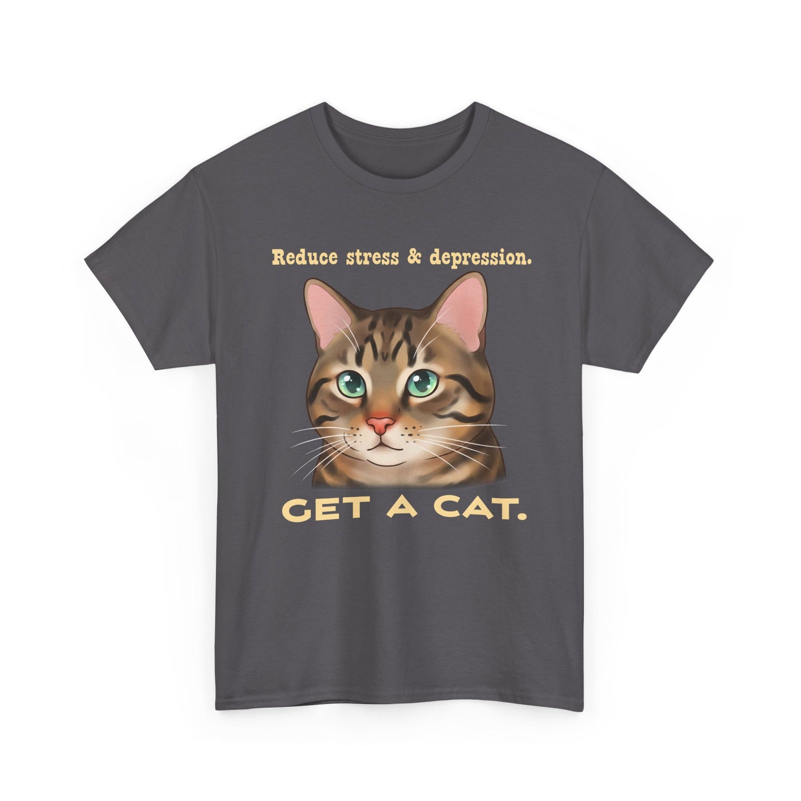 Get a Cat T-Shirt — Cute Cat Lover Tee