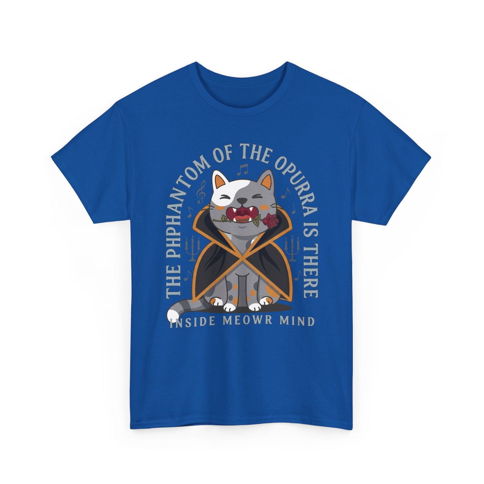 Phantom of the Opurra T-Shirt — Cat Musical Parody Tee