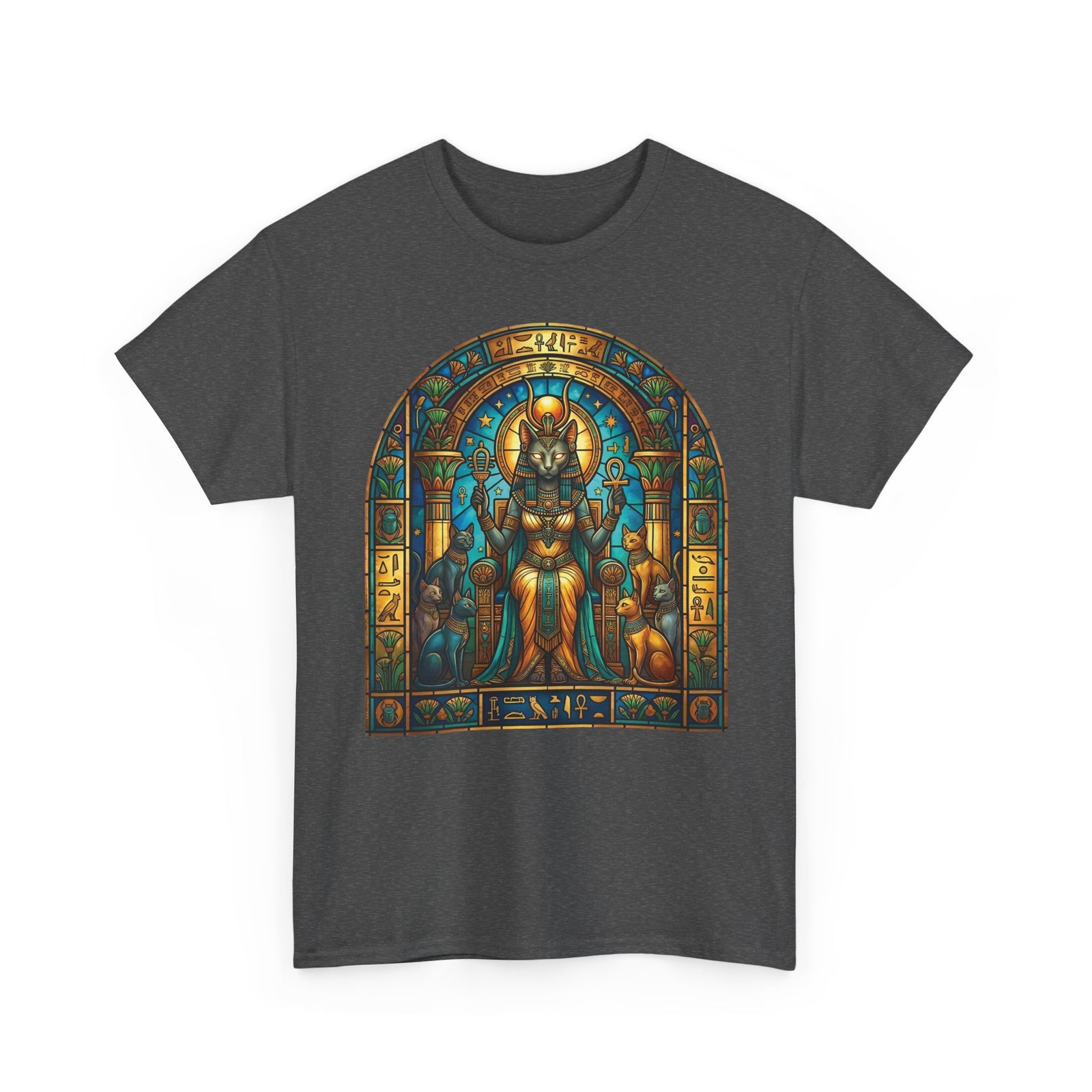 Bastet Goddess of Cats T-Shirt — Egyptian Cat Deity Tee