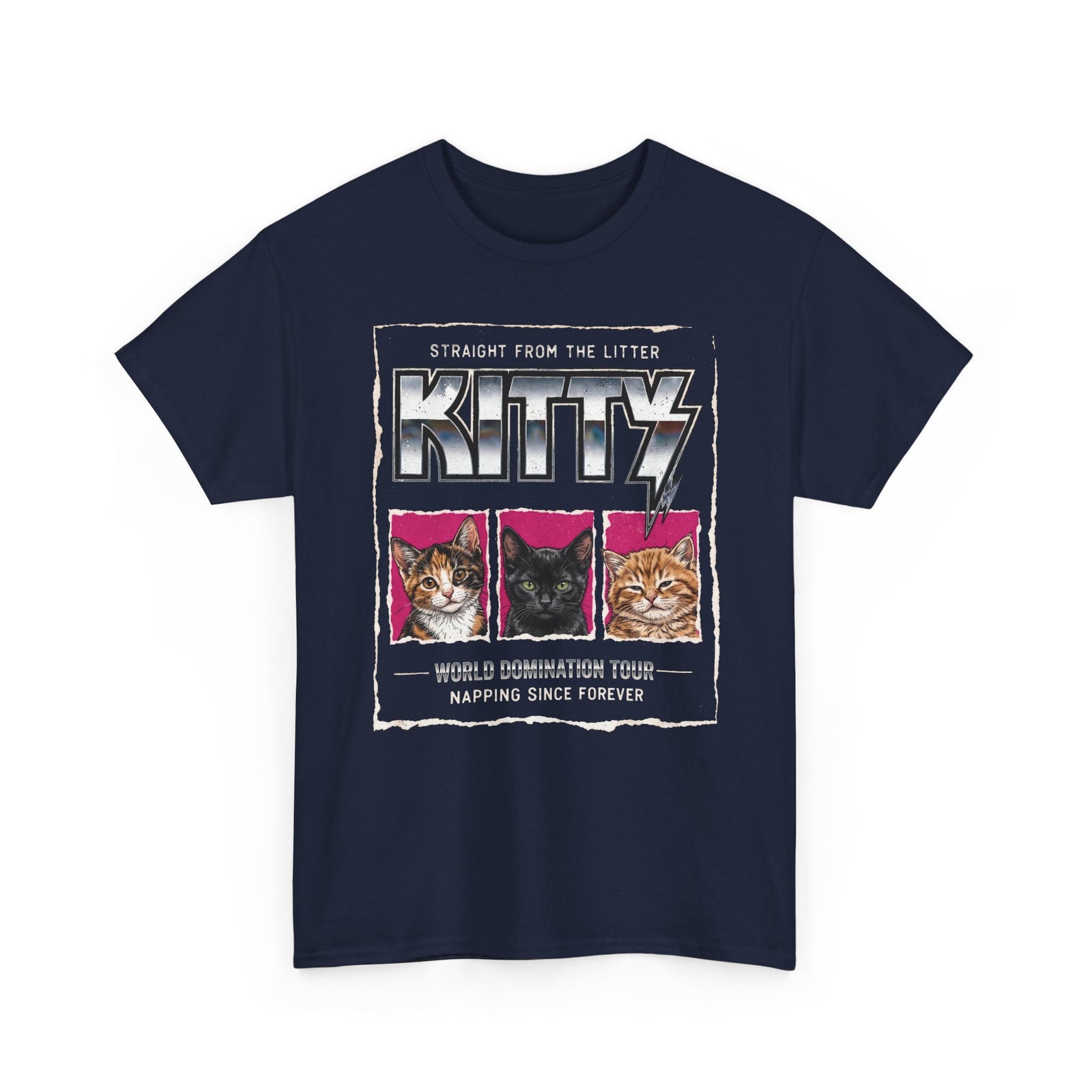 Straight From the Litter Kitty T-Shirt Funny Cat Lover Tee