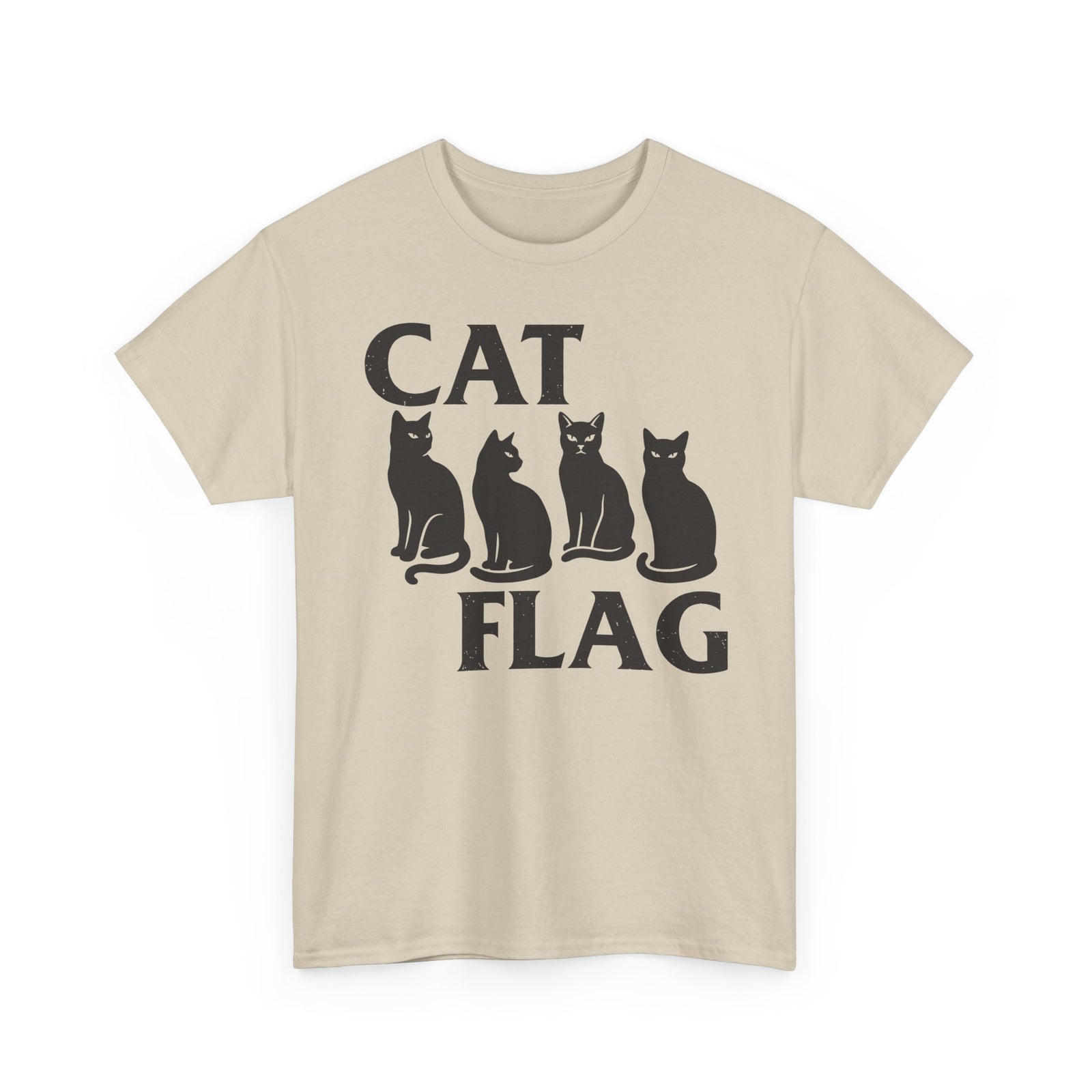 Cat Flag T-Shirt — Pride-Inspired Feline Graphic Tee