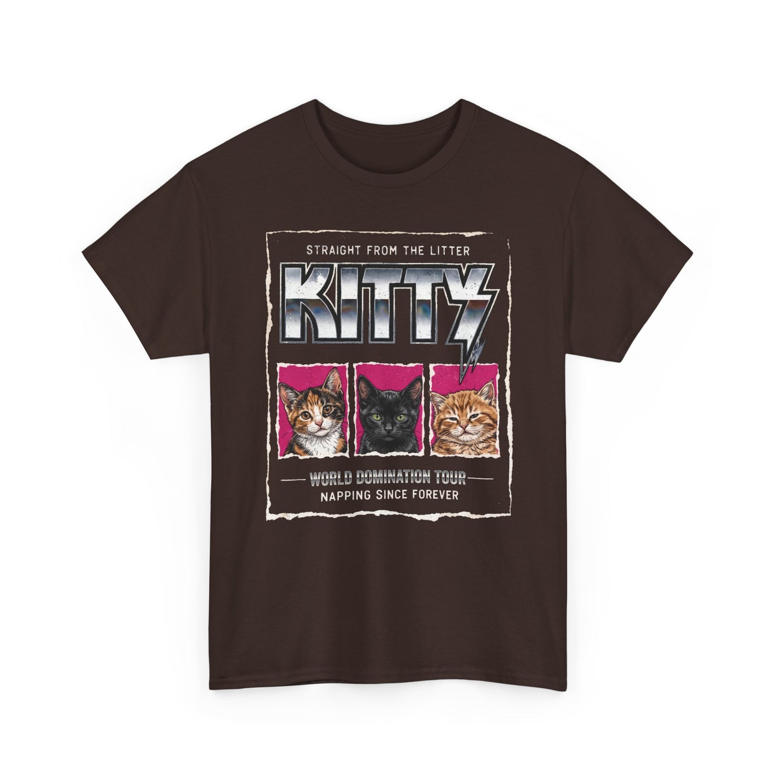 Straight From the Litter Kitty T-Shirt Funny Cat Lover Tee