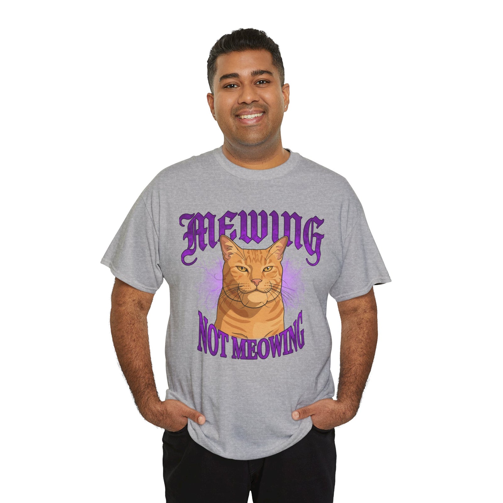 Mewing Not Meowing Cat T-Shirt