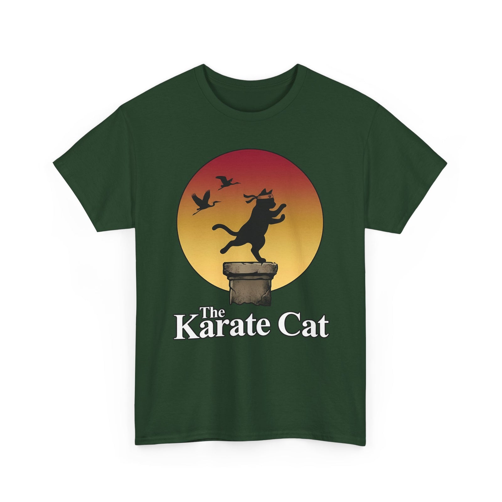 Karate Cat T-Shirt — Funny Martial Arts Cat Tee
