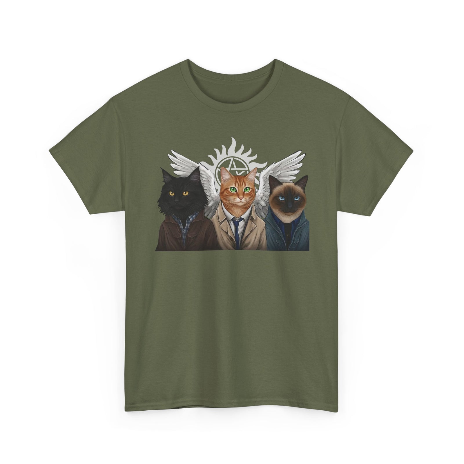 SuperCat Supernatural Cat T-Shirt — Mystical Cat Graphic Tee
