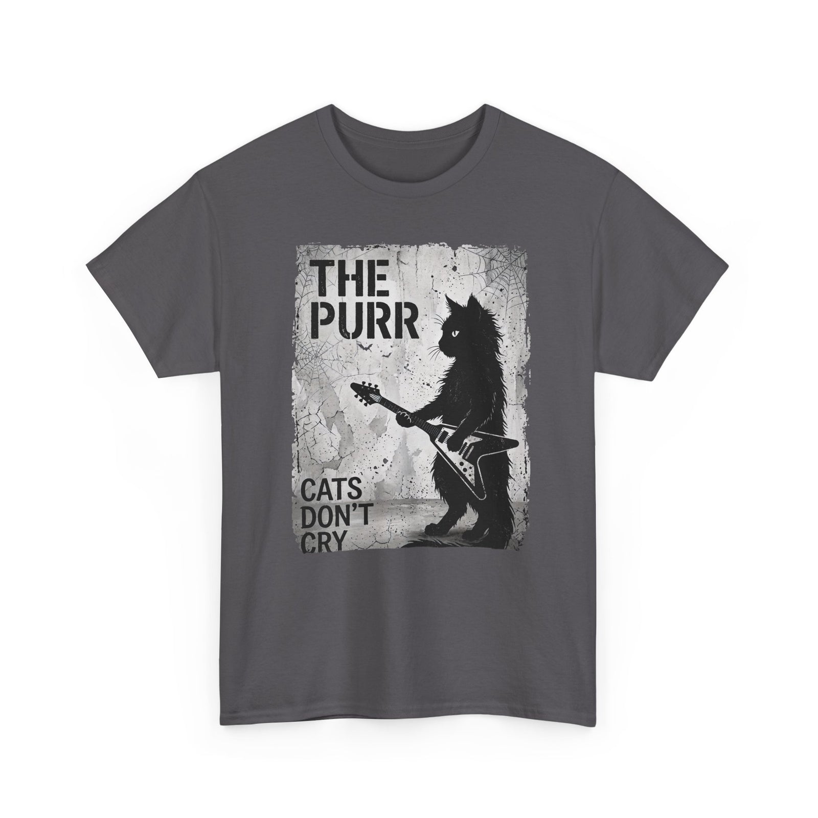 Purr Cats Don't Cry T-Shirt — Cute Cat Graphic Tee