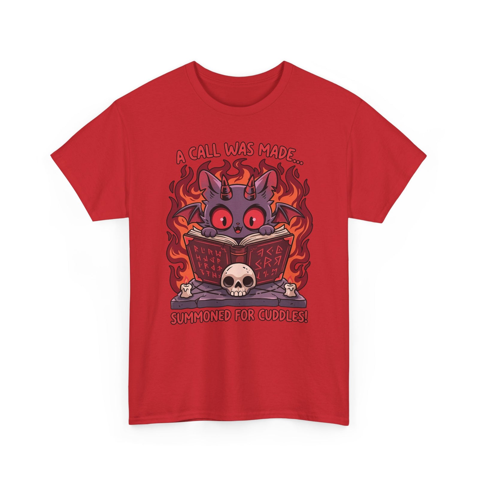 Summoned for Cuddles Cat T-Shirt — "A Call Was Made" Cute Cat Tee