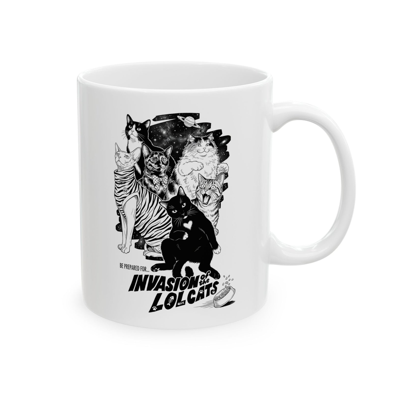 Invasion of the LOLCATS Ceramic Mug