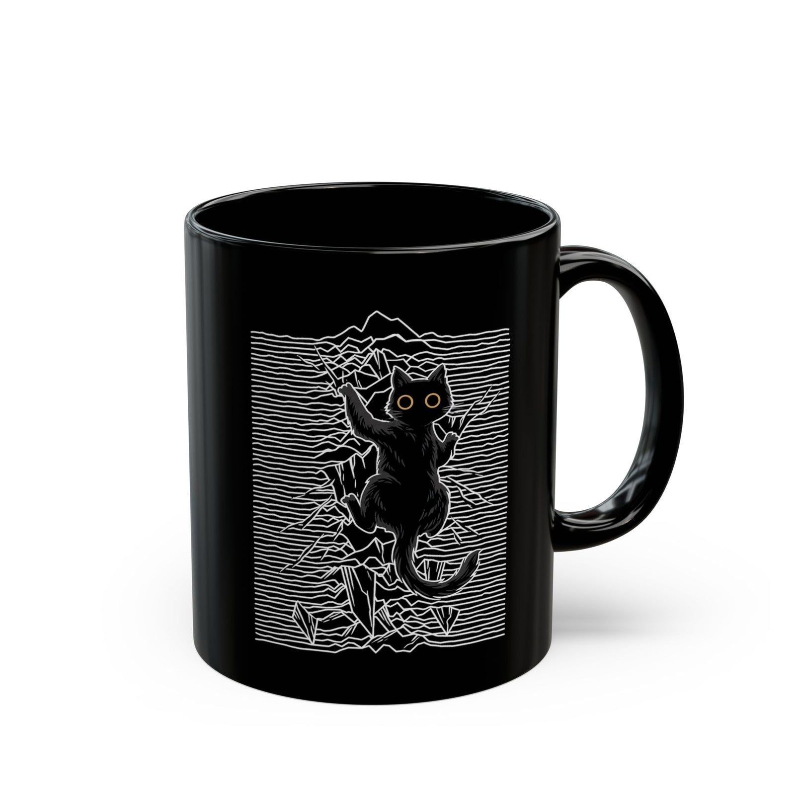 Cat Division Black Mug — Funny Cat Squad Mug